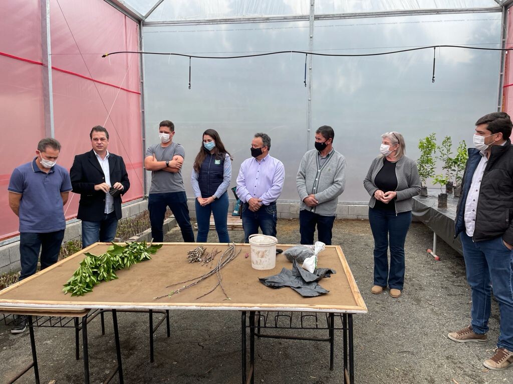Minotto participa de inauguração em Lebon Régis