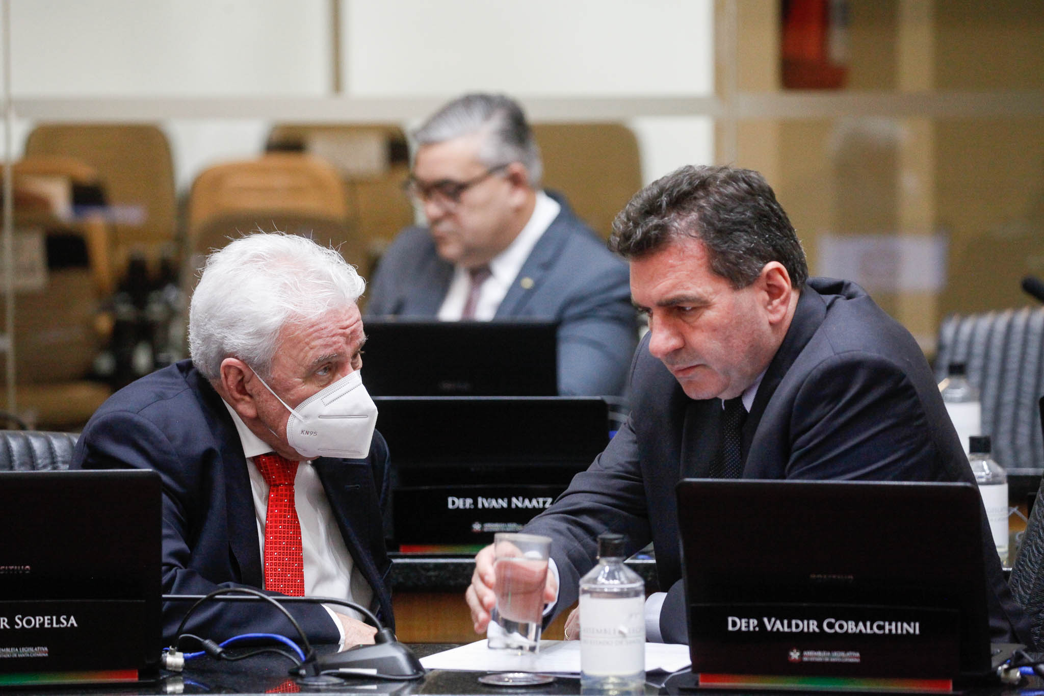 Deputado Moacir Sopelsa (MDB), Deputado Valdir Cobalchini (MDB)