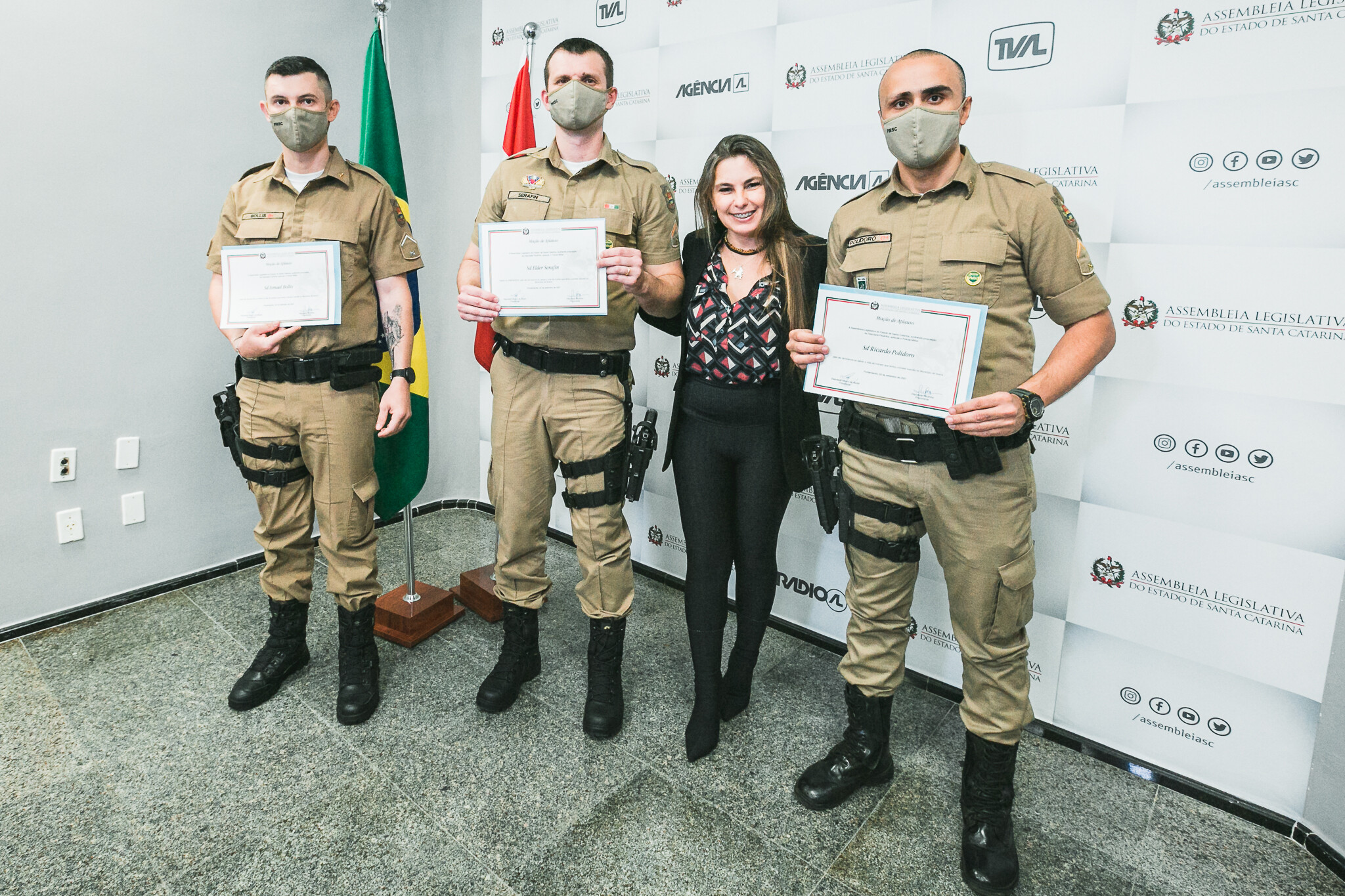 Soldados da PM de Seara recebem moção de aplauso