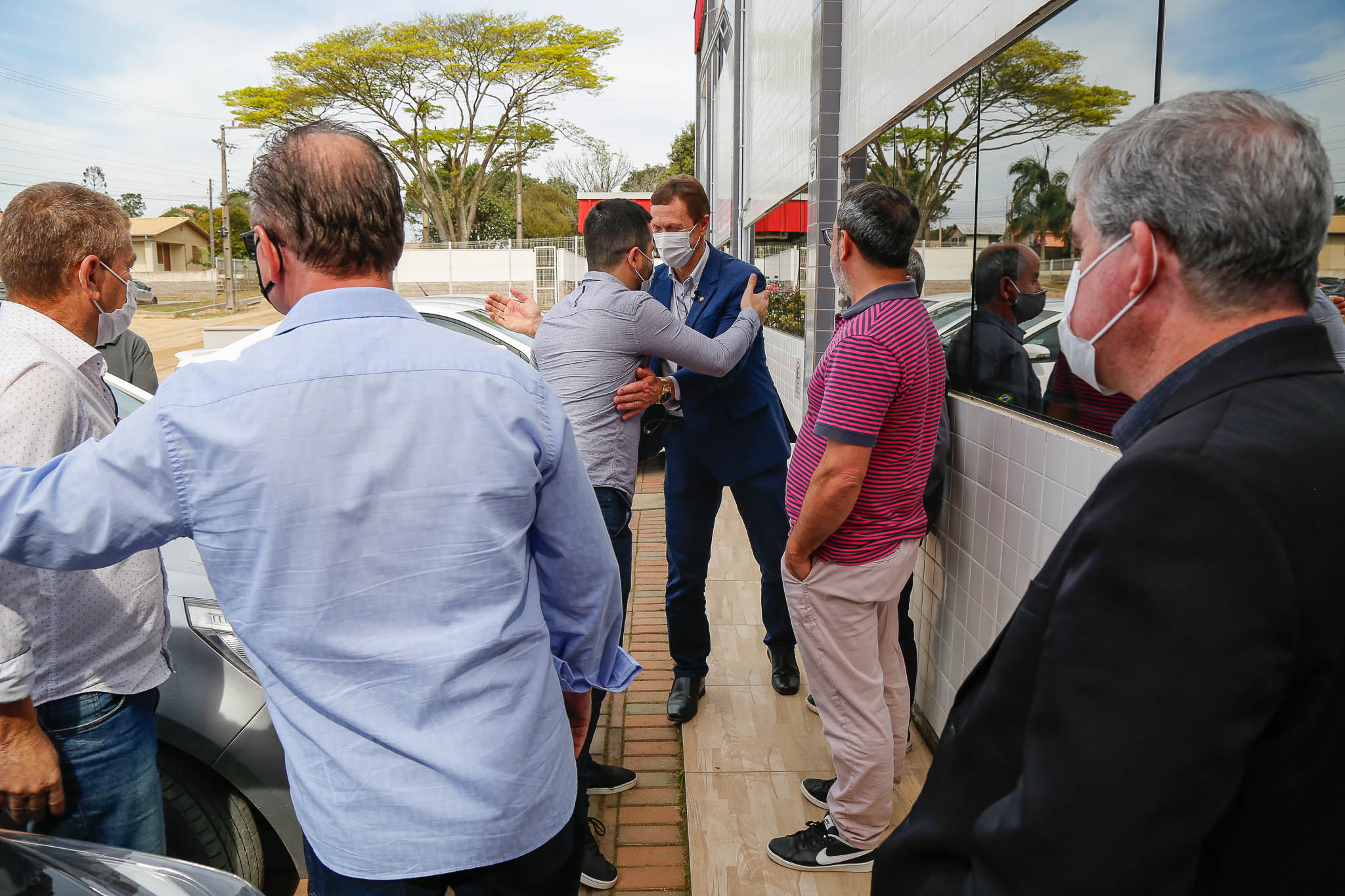 Deputado Volnei Weber (MDB) visita a empresa Rocha Alimentos