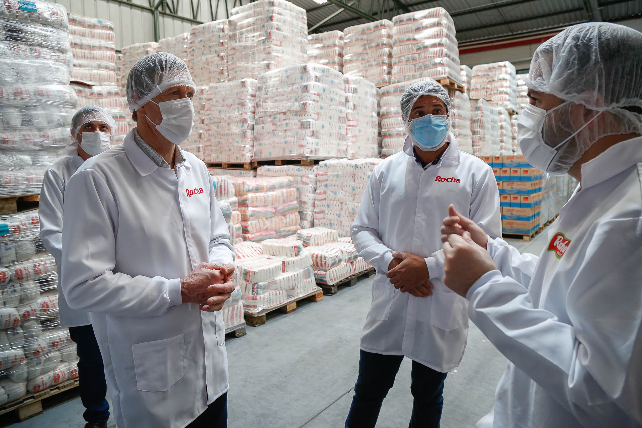 Deputado Volnei Weber (MDB) visita a empresa Rocha Alimentos