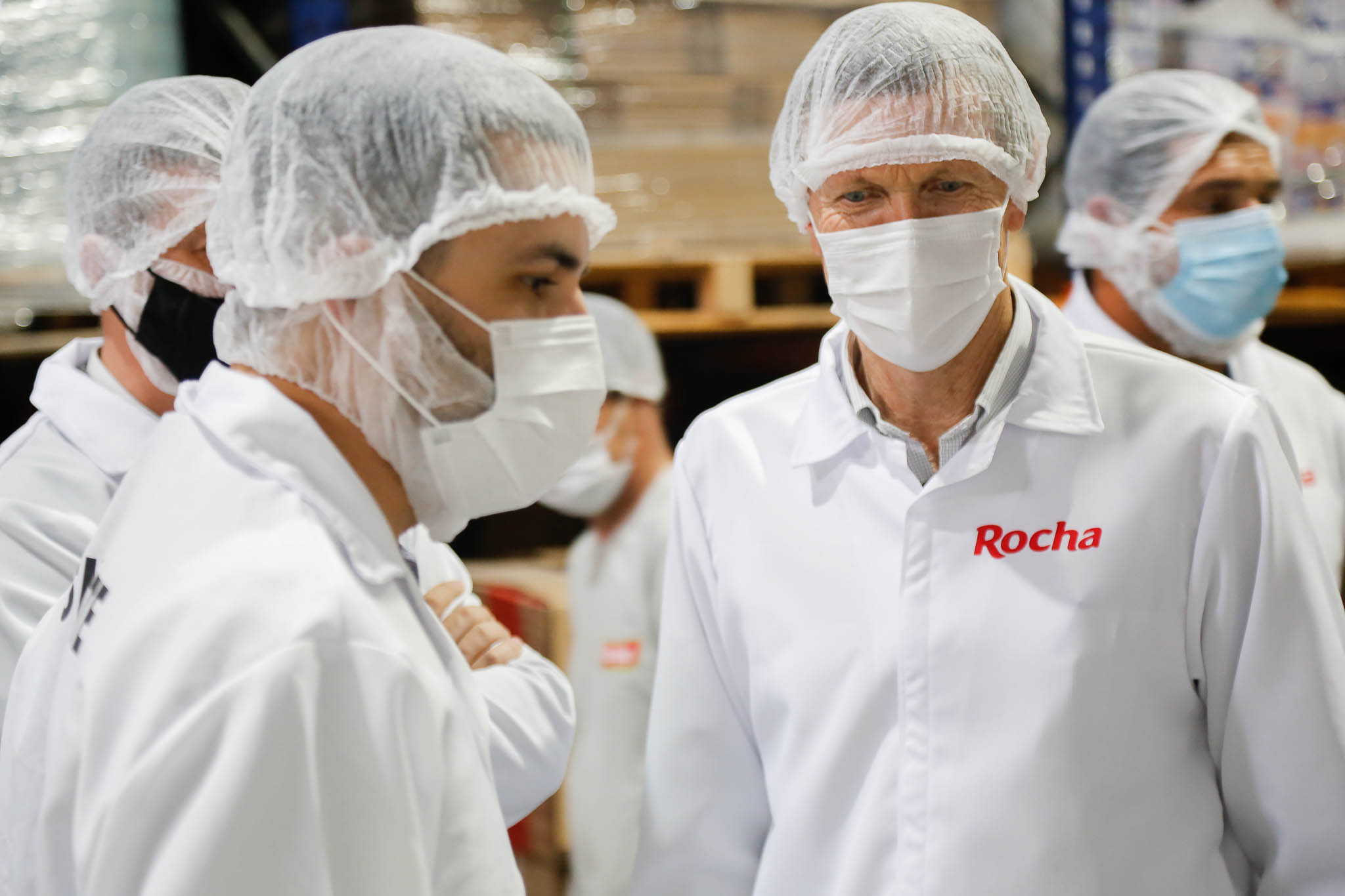 Deputado Volnei Weber (MDB) visita a empresa Rocha Alimentos