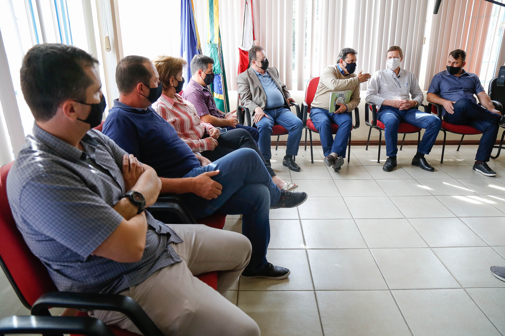 Deputado Volnei Weber (MDB) em Jaguaruna