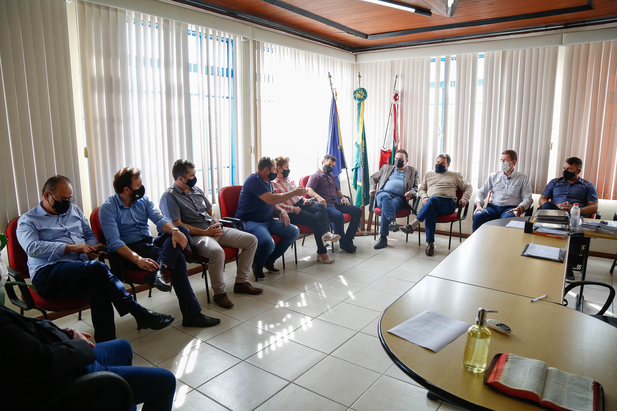 Deputado Volnei Weber (MDB) em Jaguaruna
