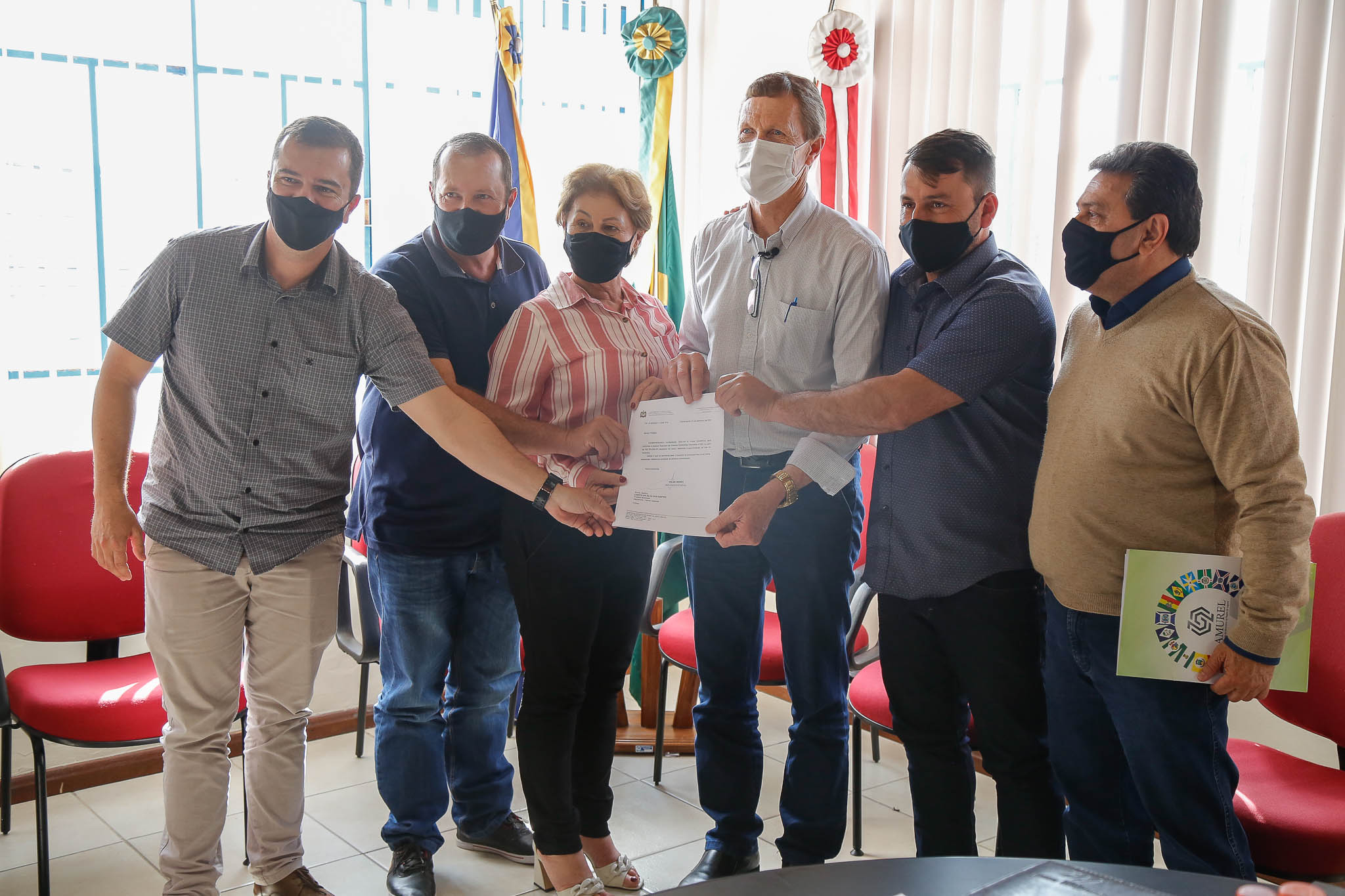 Deputado Volnei Weber (MDB) em Jaguaruna