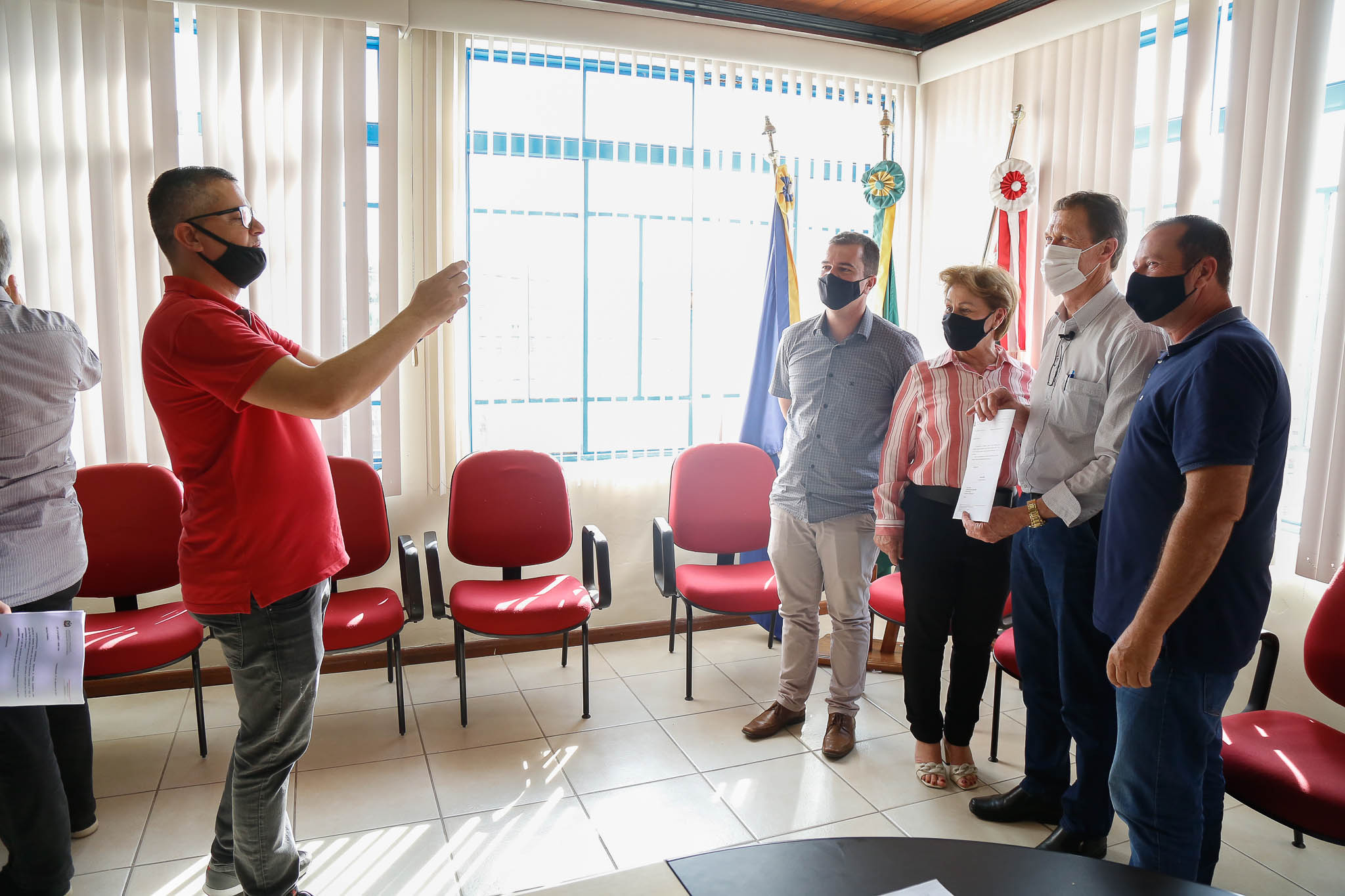 Deputado Volnei Weber (MDB) em Jaguaruna