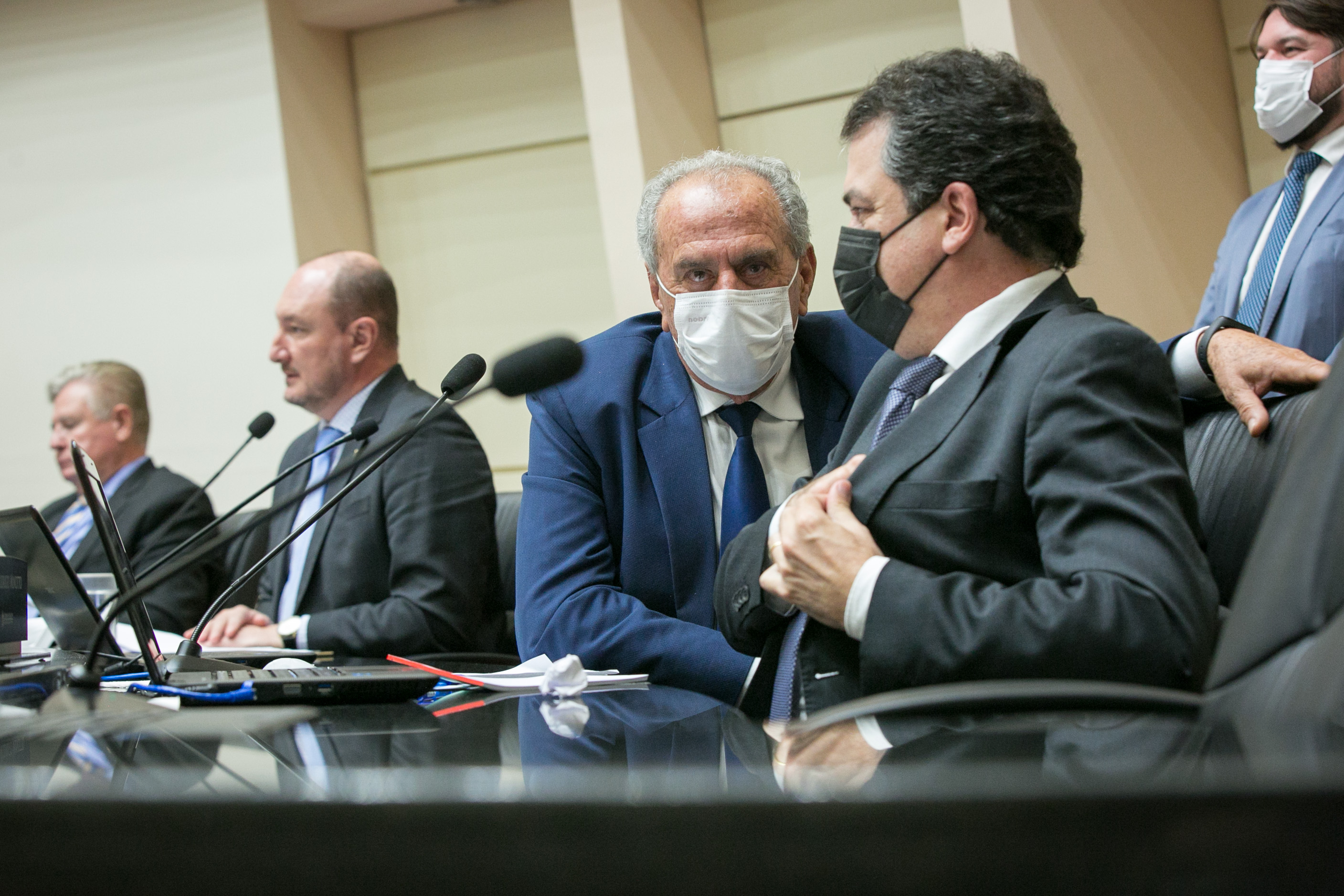Deputado Nazareno Martins (PSB) e Deputado Rodrigo Minotto (PDT)