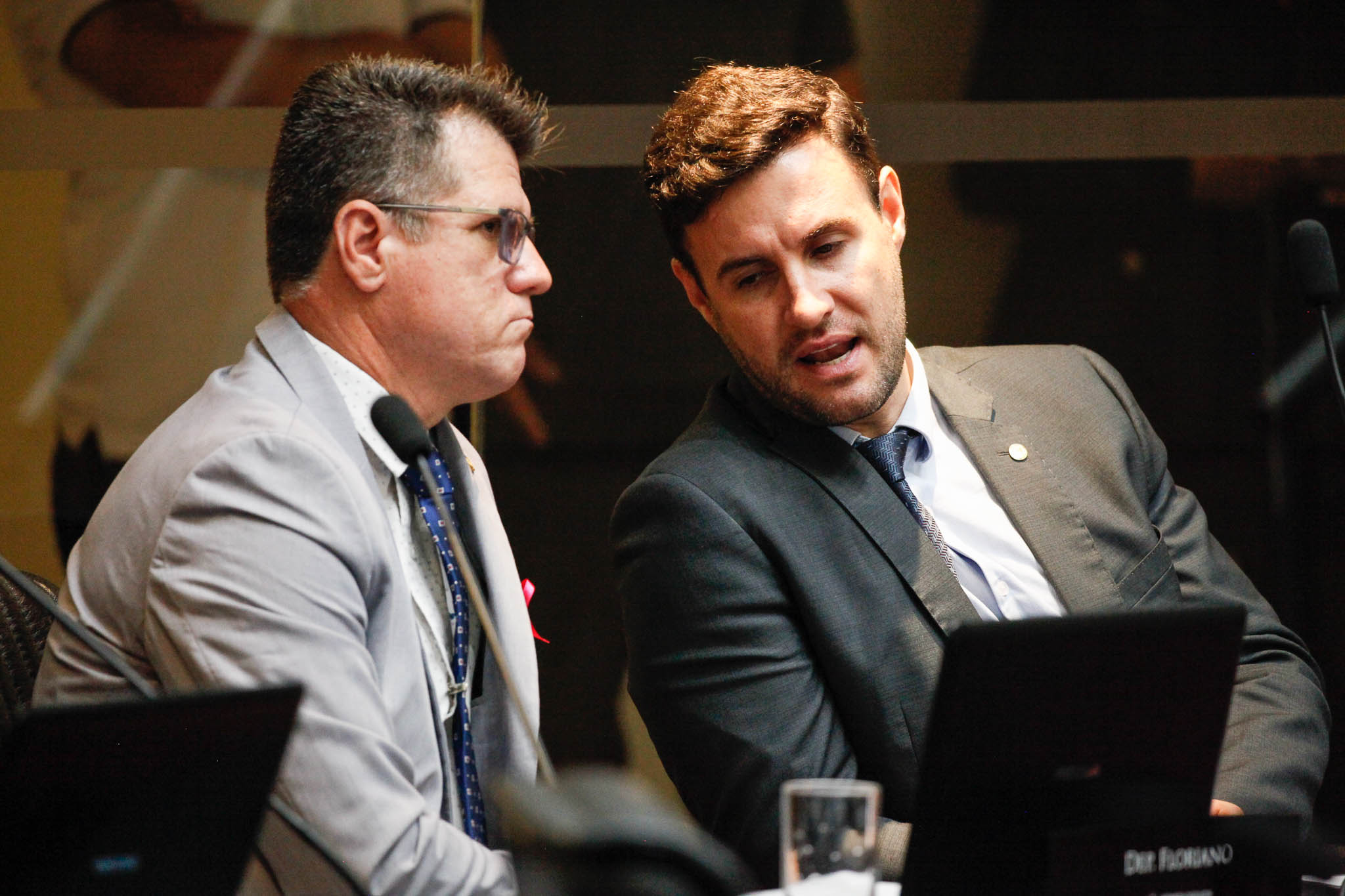 Deputado Rudinei Floriano (PSL), Deputado Felipe Estevão (PSL)