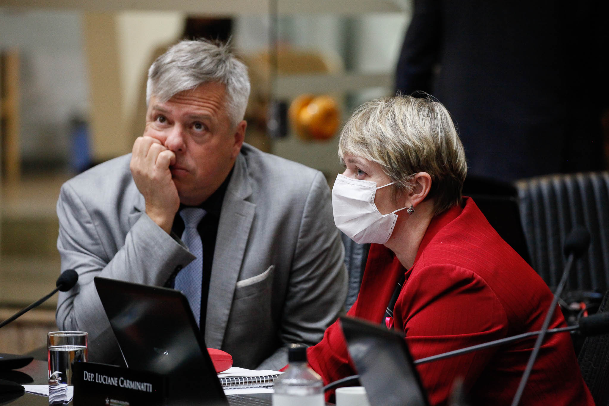 Deputado Fabiano da Luz (PT), Deputada Luciane Carminatti (PT)