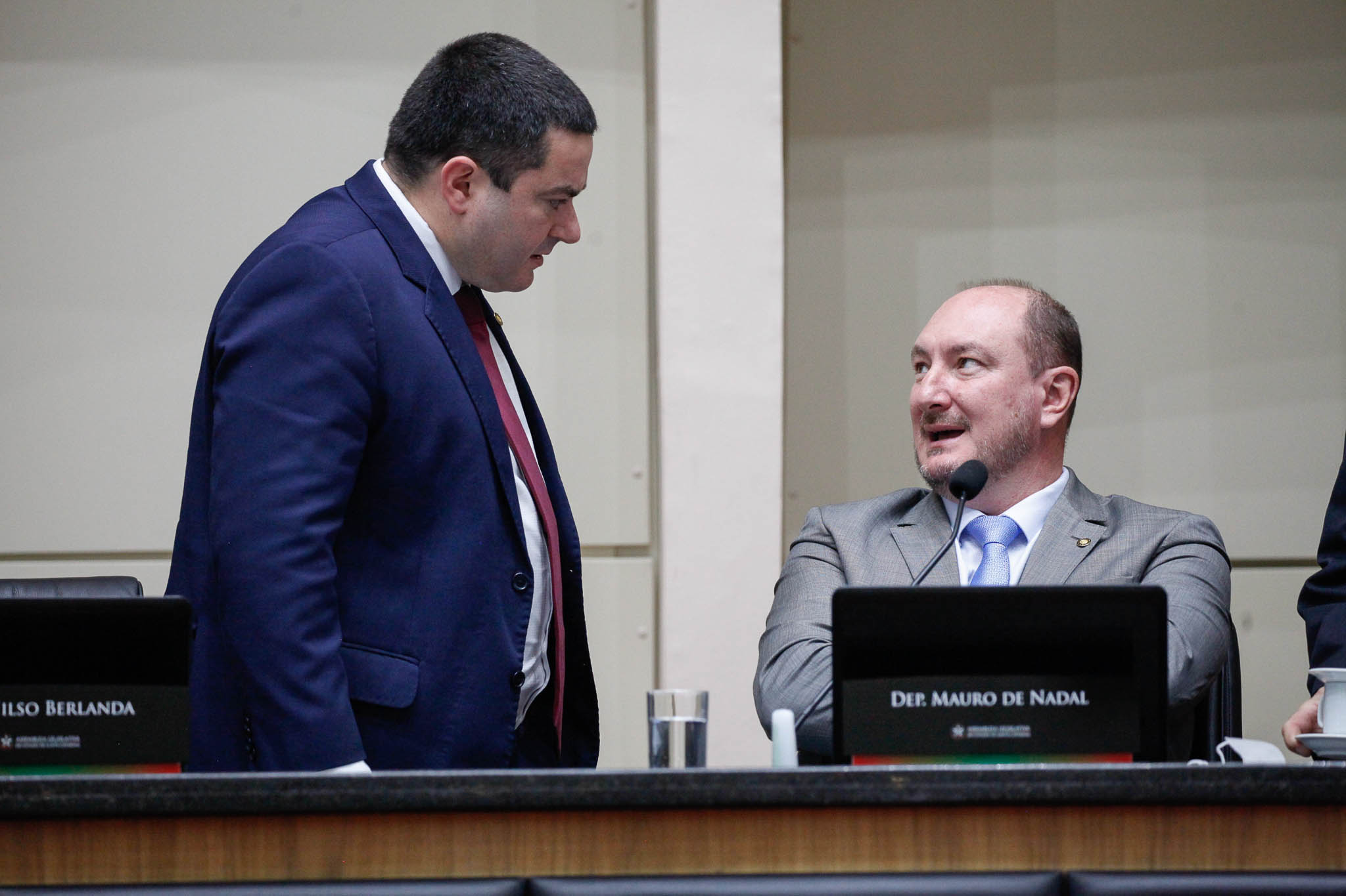Deputado Ricardo Alba (PSL), Deputado Mauro de Nadal (MDB)