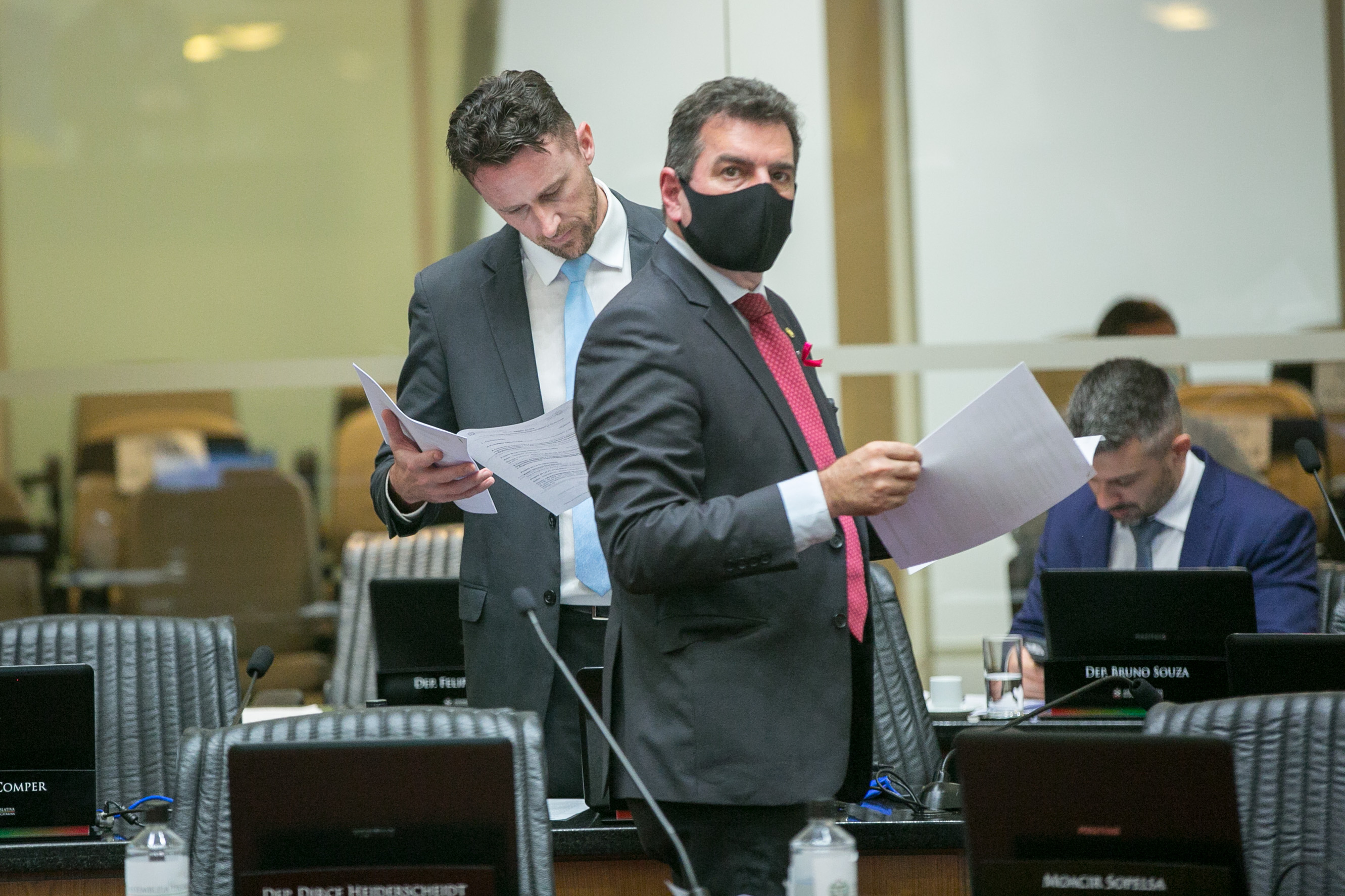 Deputado Fernando Krelling (MDB) e Deputado Valdir Cobalchini (MDB)