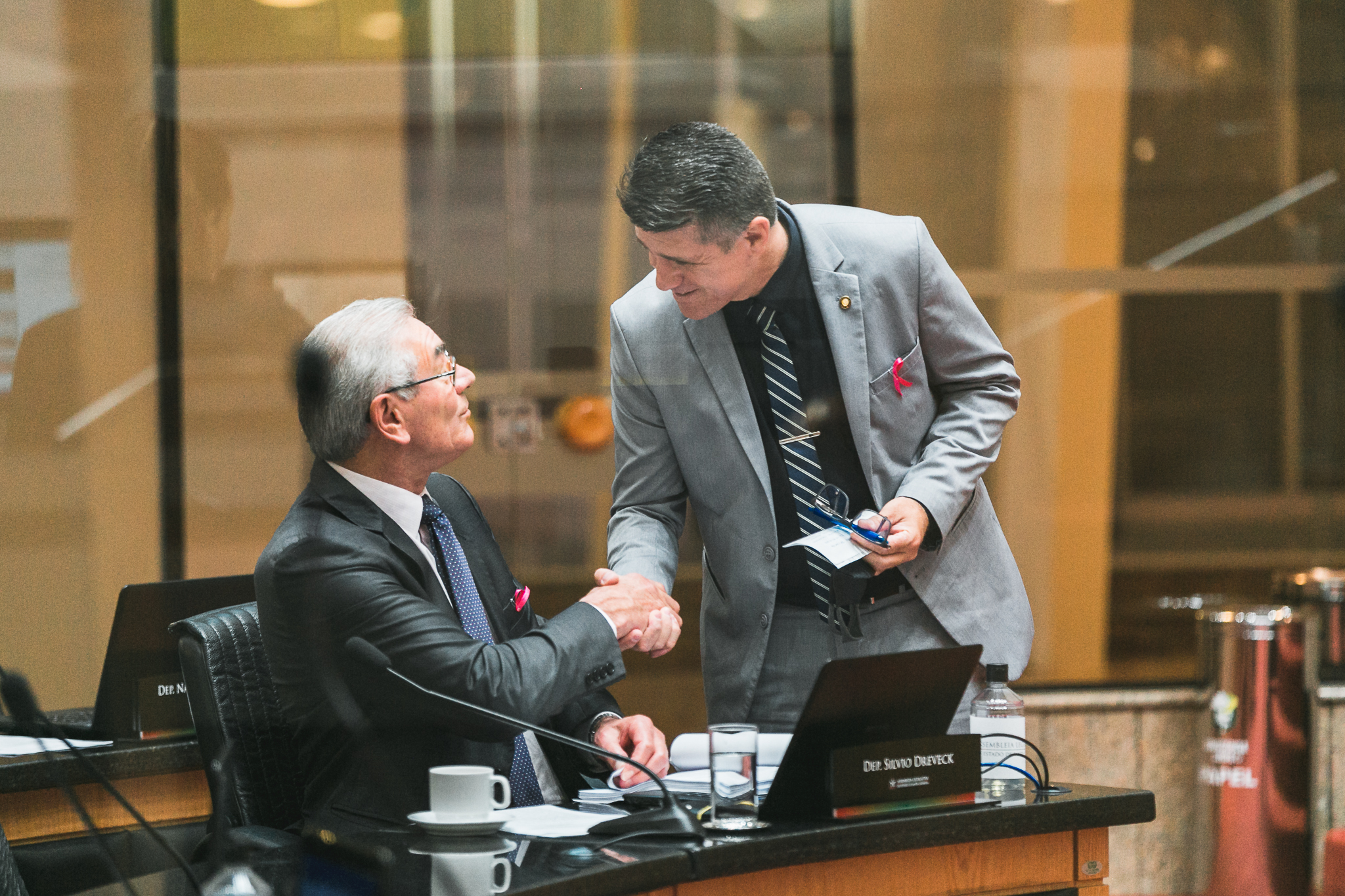Deputado Rudinei Floriano (PSL) - Deputado Silvio Dreveck (PP)