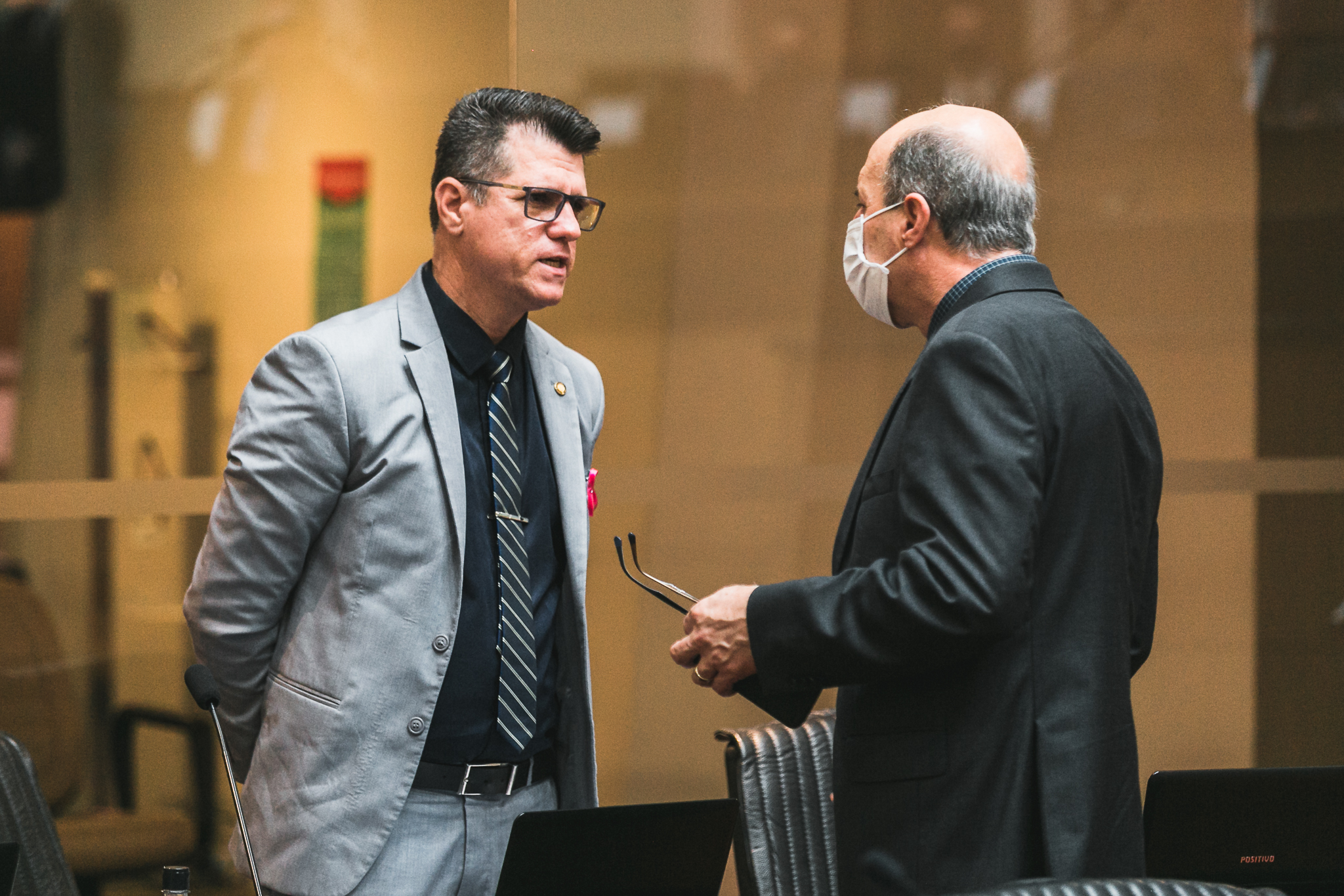 Deputado Rudinei Floriano (PSL) - Deputado José Milton Scheffer (PP)