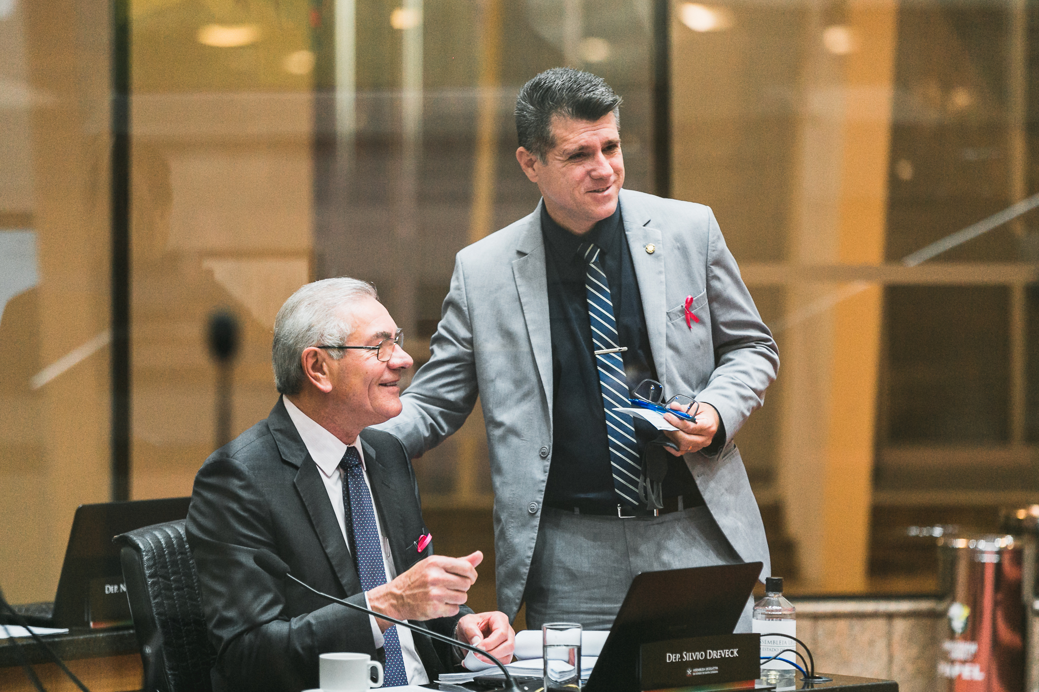 Deputado Rudinei Floriano (PSL) - Deputado Silvio Dreveck (PP)