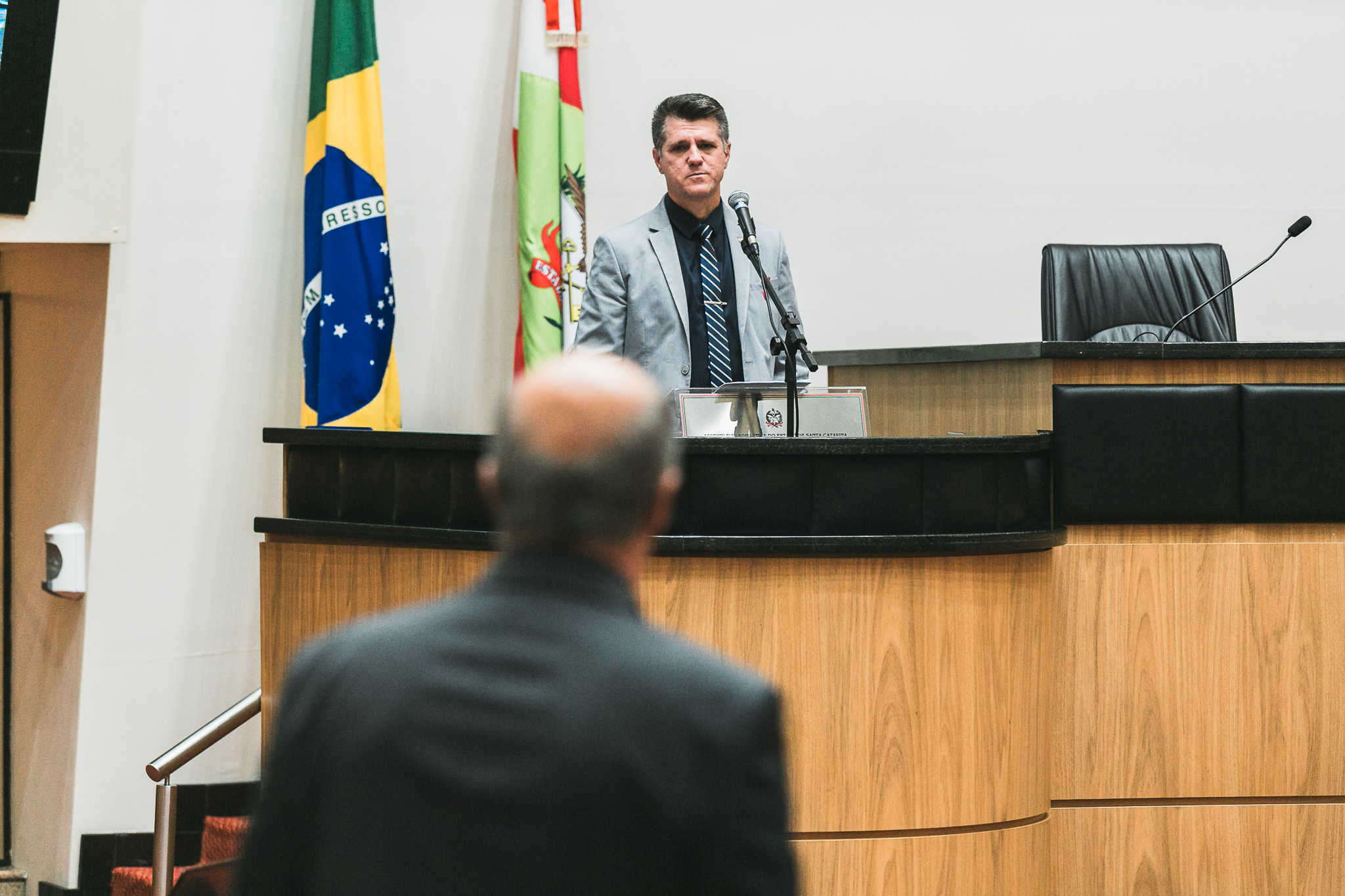 Deputado Rudinei Floriano (PSL) - Deputado José Milton Scheffer (PP)