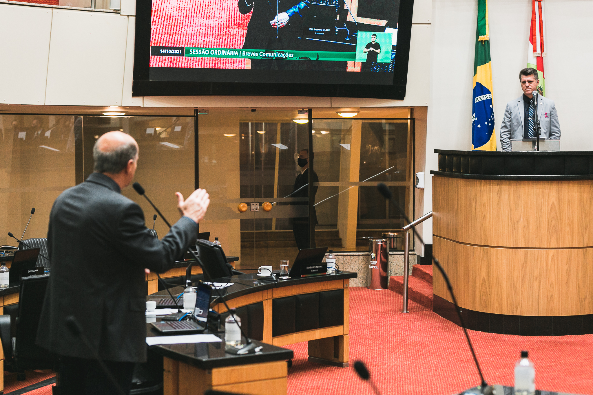 Deputado Rudinei Floriano (PSL) - Deputado José Milton Scheffer (PP)