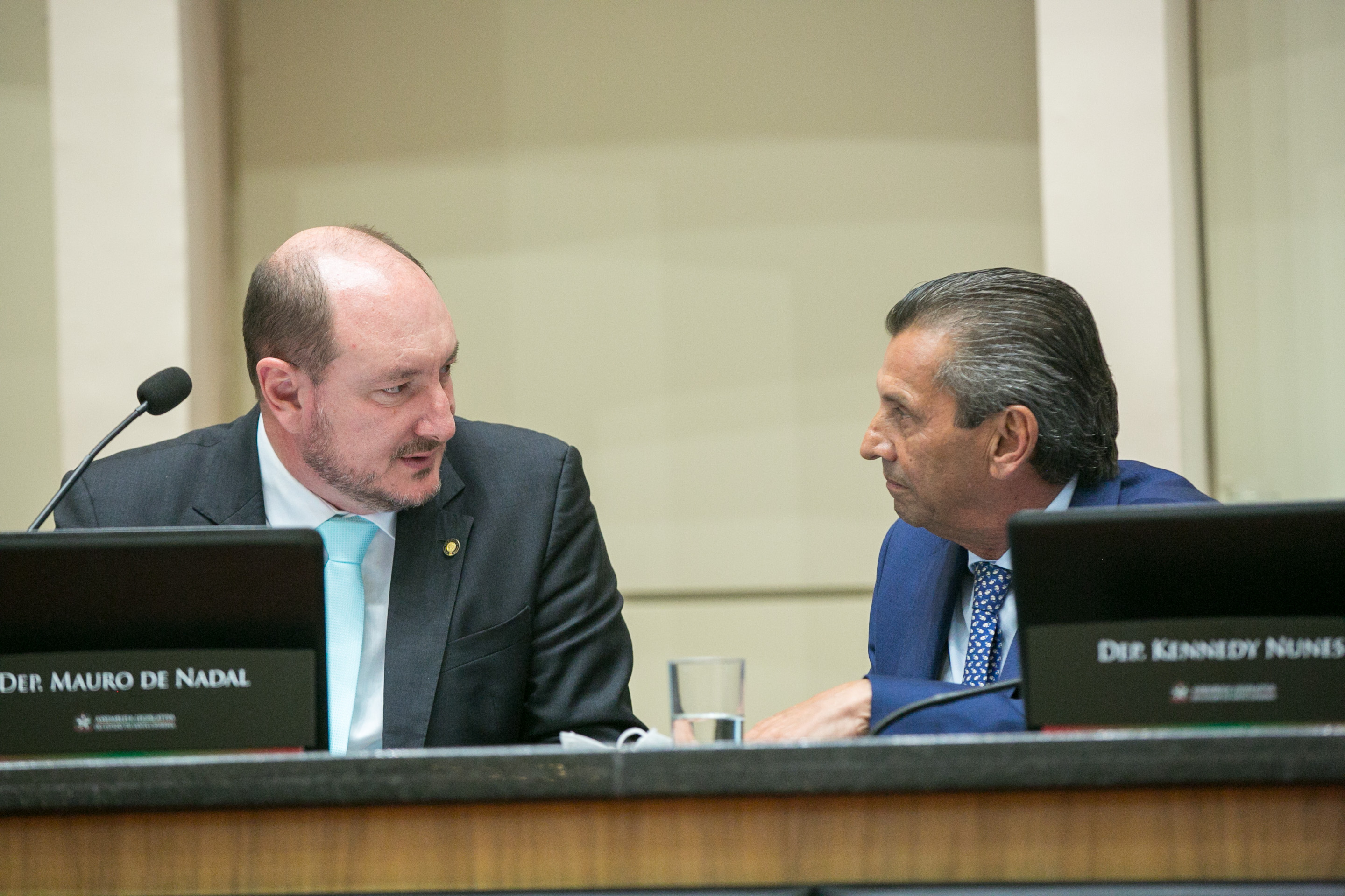 Deputado Mauro de Nadal (MDB) e Deputado Julio Garcia (PSD)