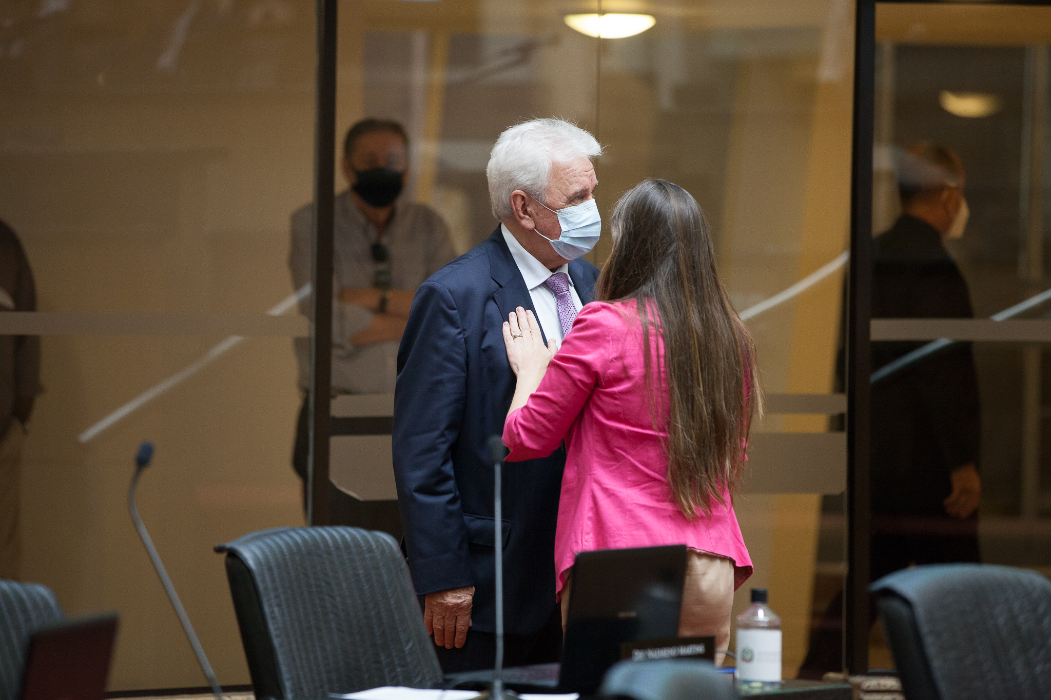 Deputada Paulinha (Sem Partido)., Deputado Moacir Sopelsa (MDB)