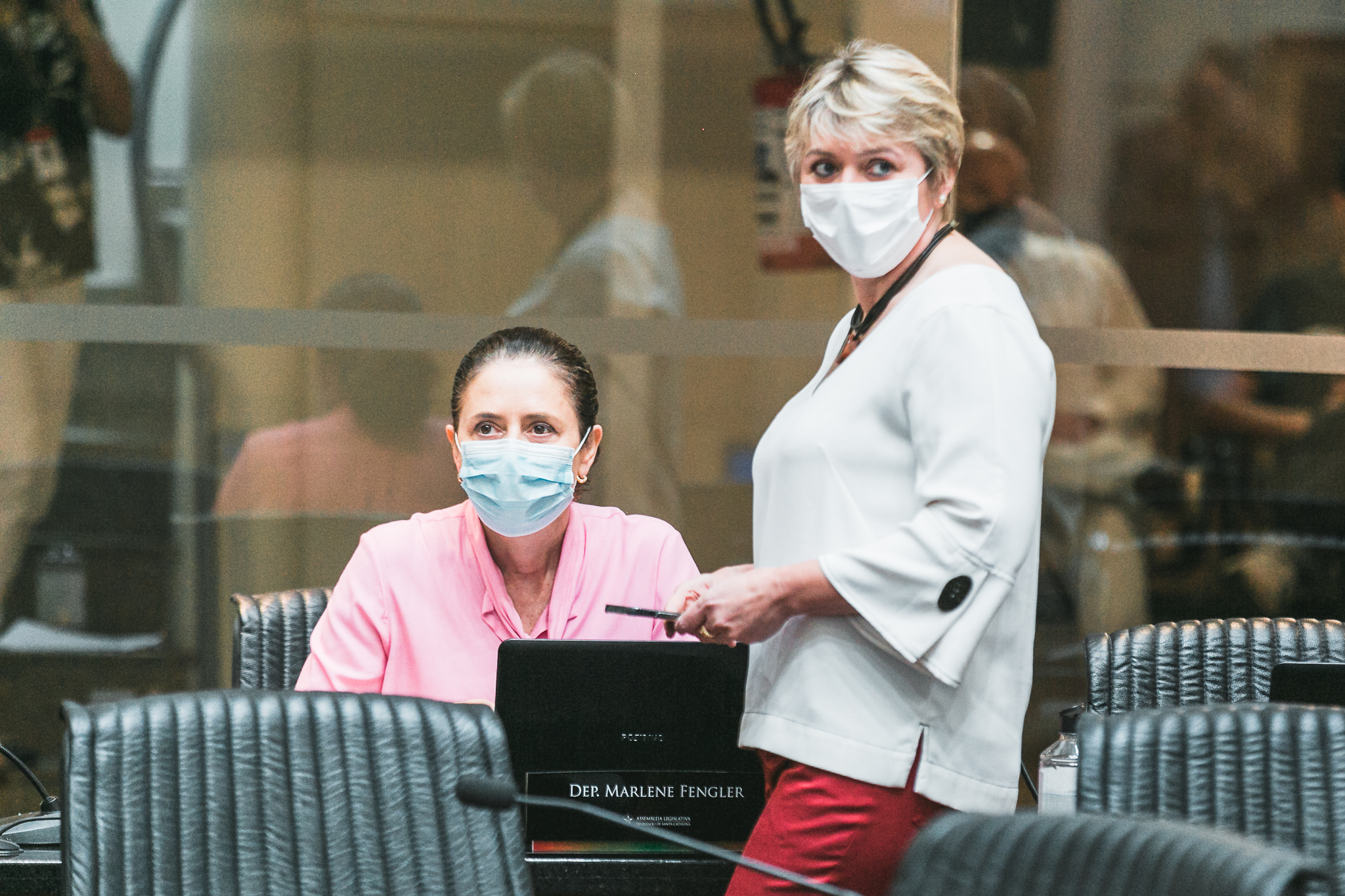 Deputada Marlene Fengler (PSD) - Deputada Luciane Carminatti (PT)