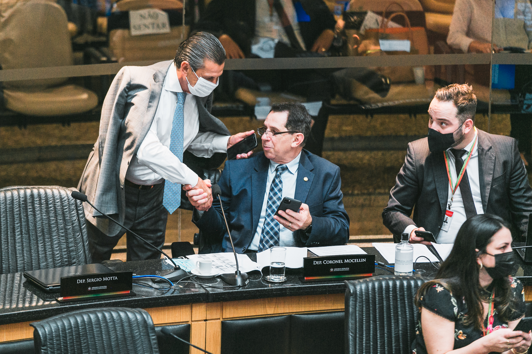 Deputado Coronel Onir Mocelin (PSL) - Deputado Júlio Garcia (PSD)