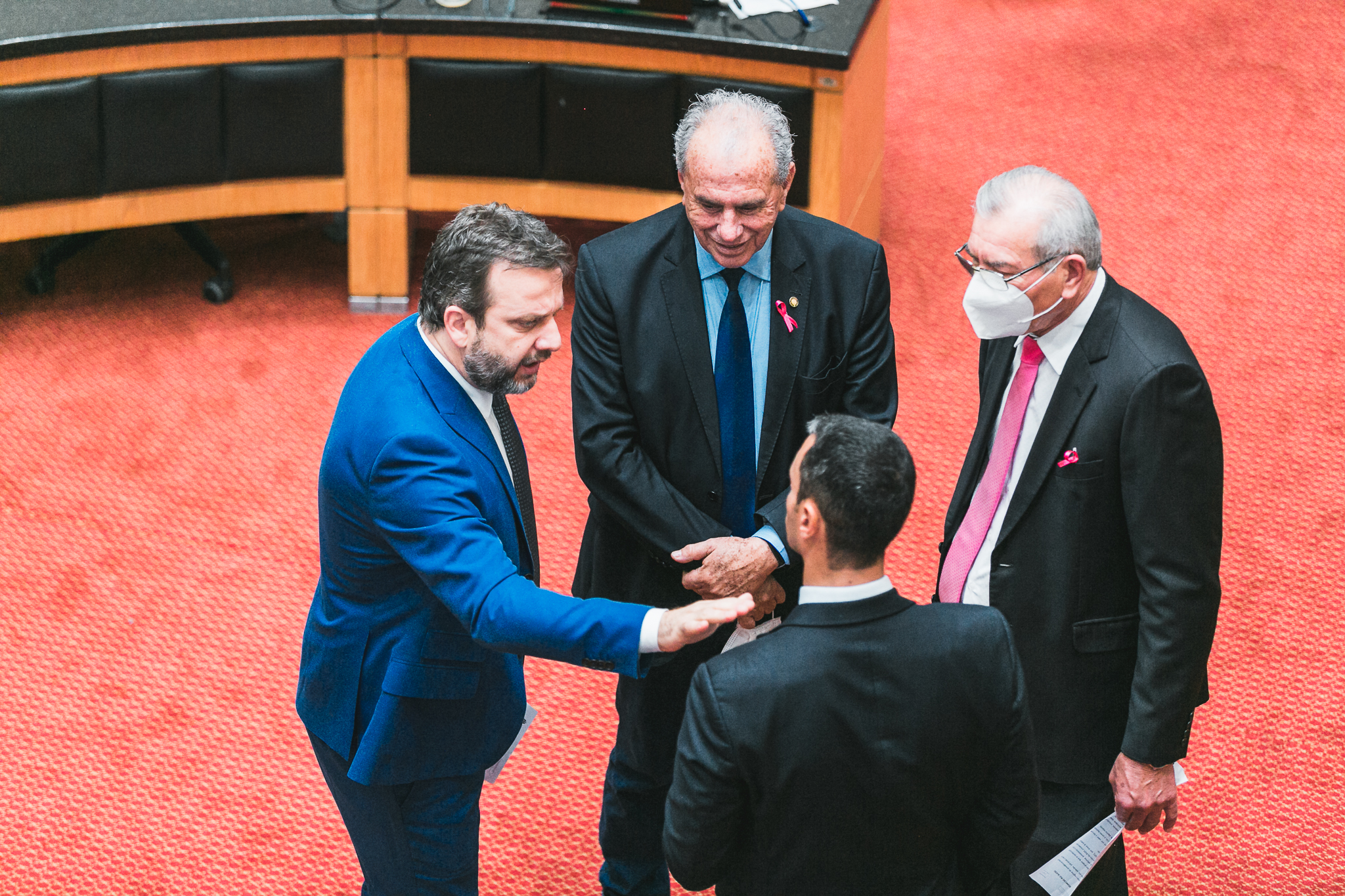 Deputado Jerry Comper (MDB) - Deputado Nazareno Martins (PSB) - Deputado Silvio Dreveck (PP) - Deputado João Amin (PP)