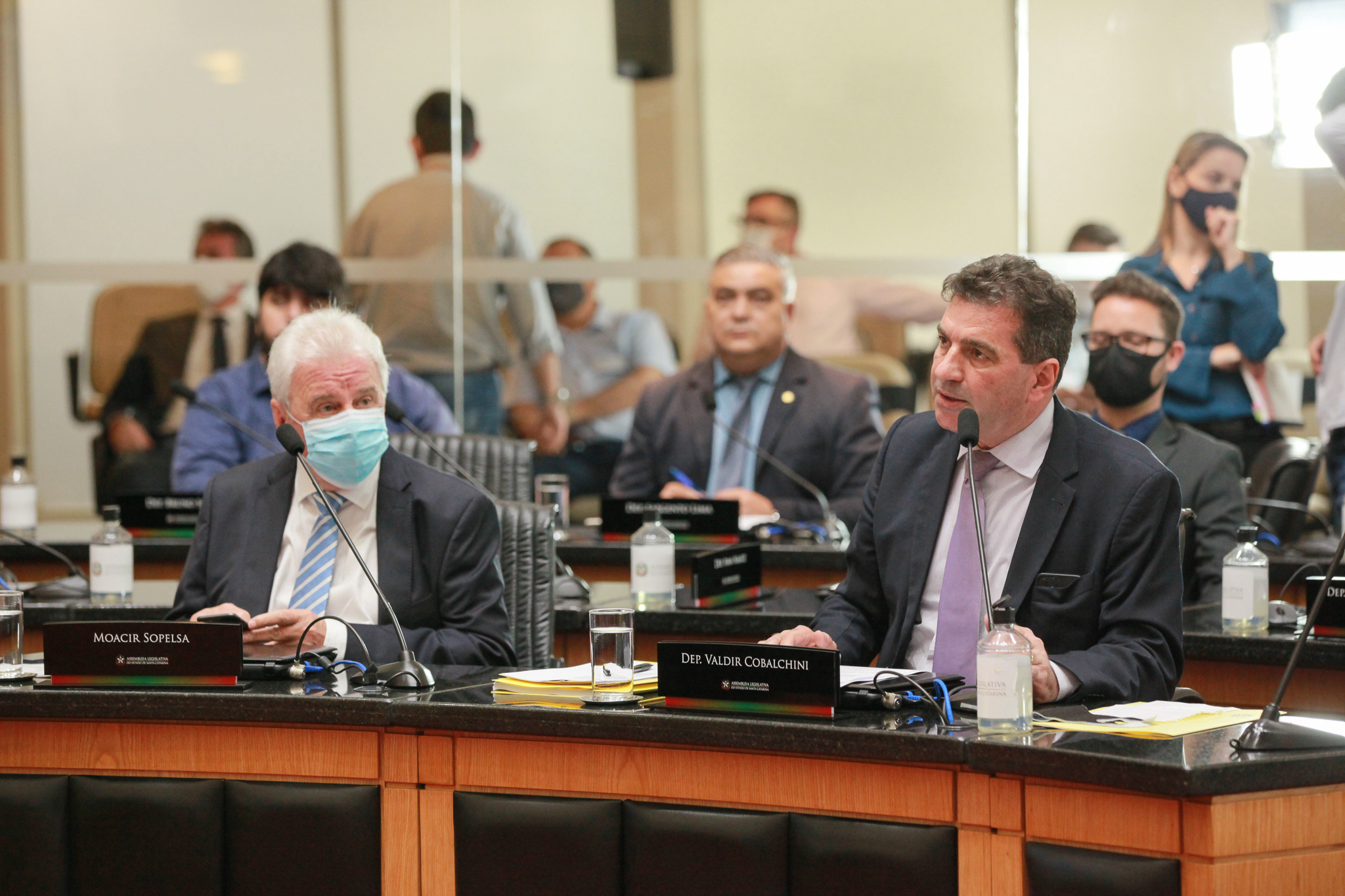 - Deputado Moacir Sopelsa (MDB) - Deputado Valdir Cobalchini (MDB)