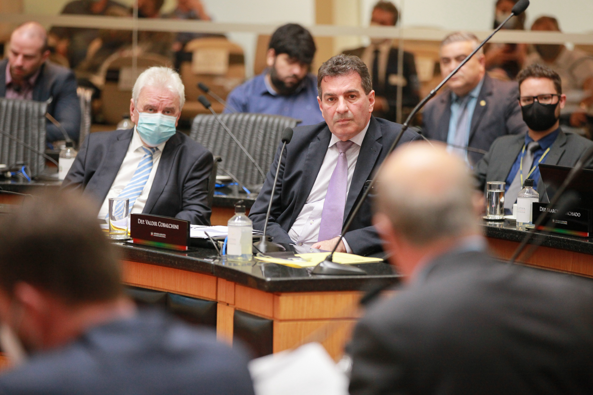 - Deputado Moacir Sopelsa (MDB) - Deputado Valdir Cobalchini (MDB)
