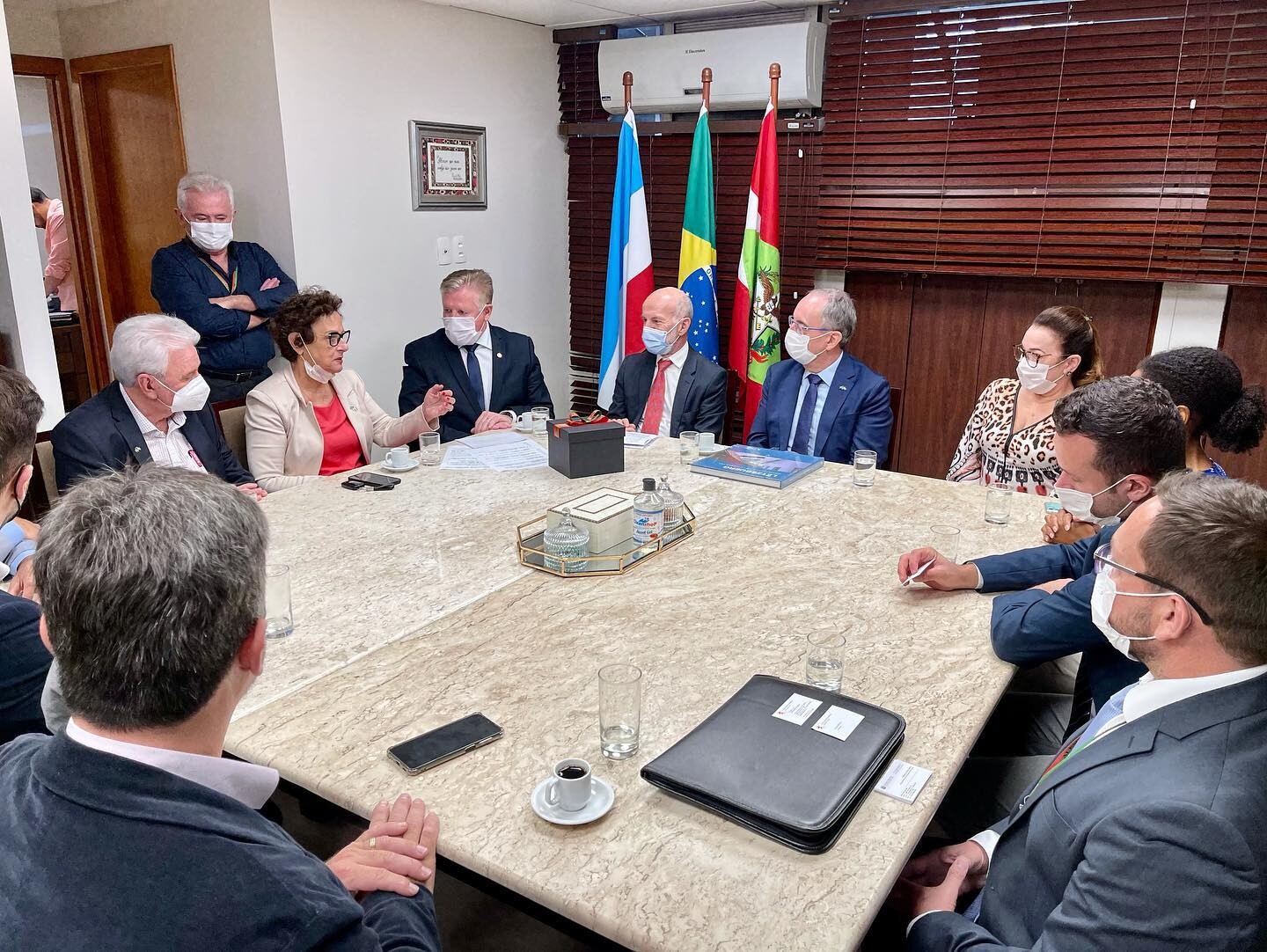 Deputados e diplomatas de Luxemburgo