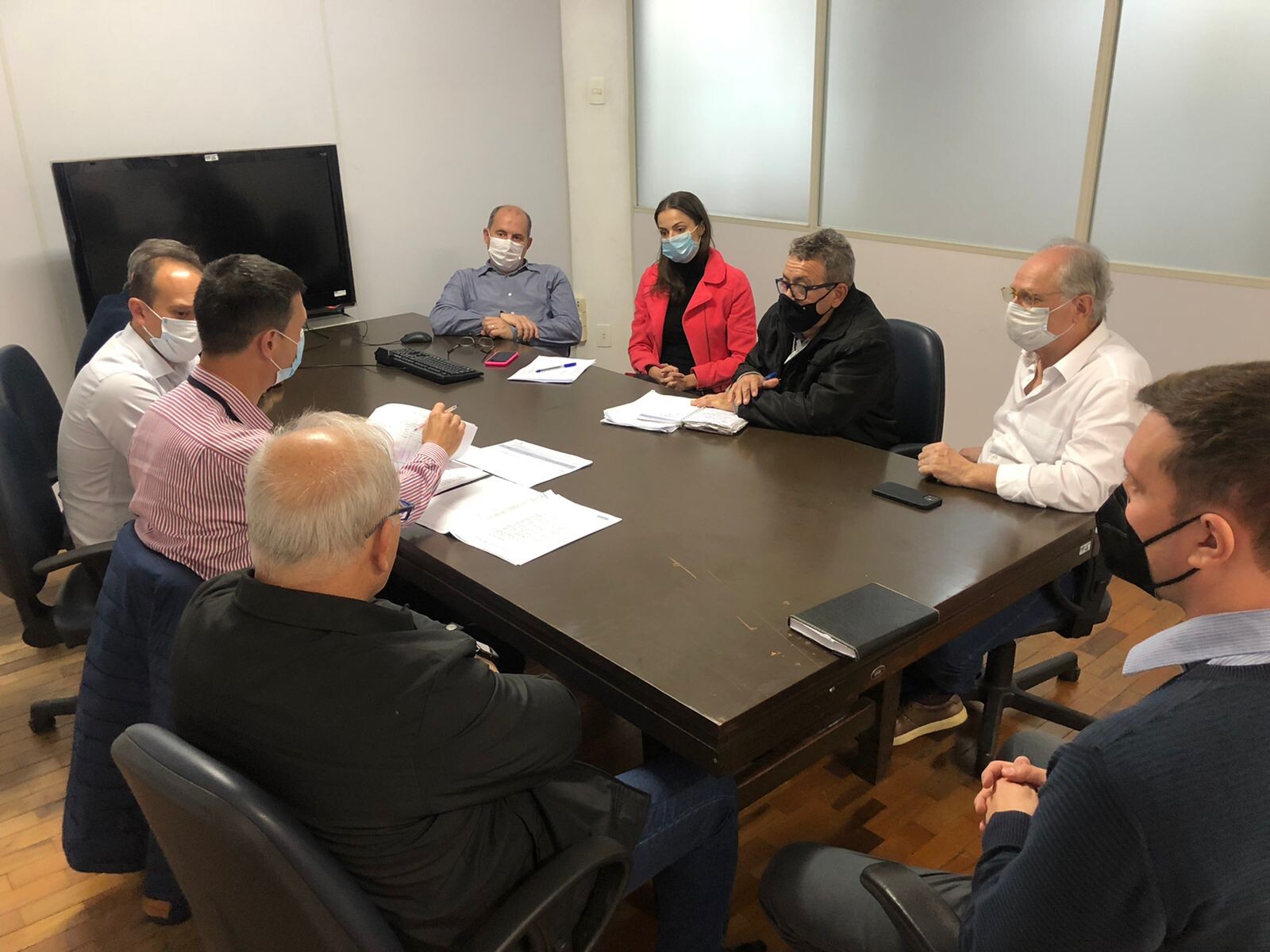 Deputado participa de reunião sobre o Contorno Oeste de Jaraguá do Sul