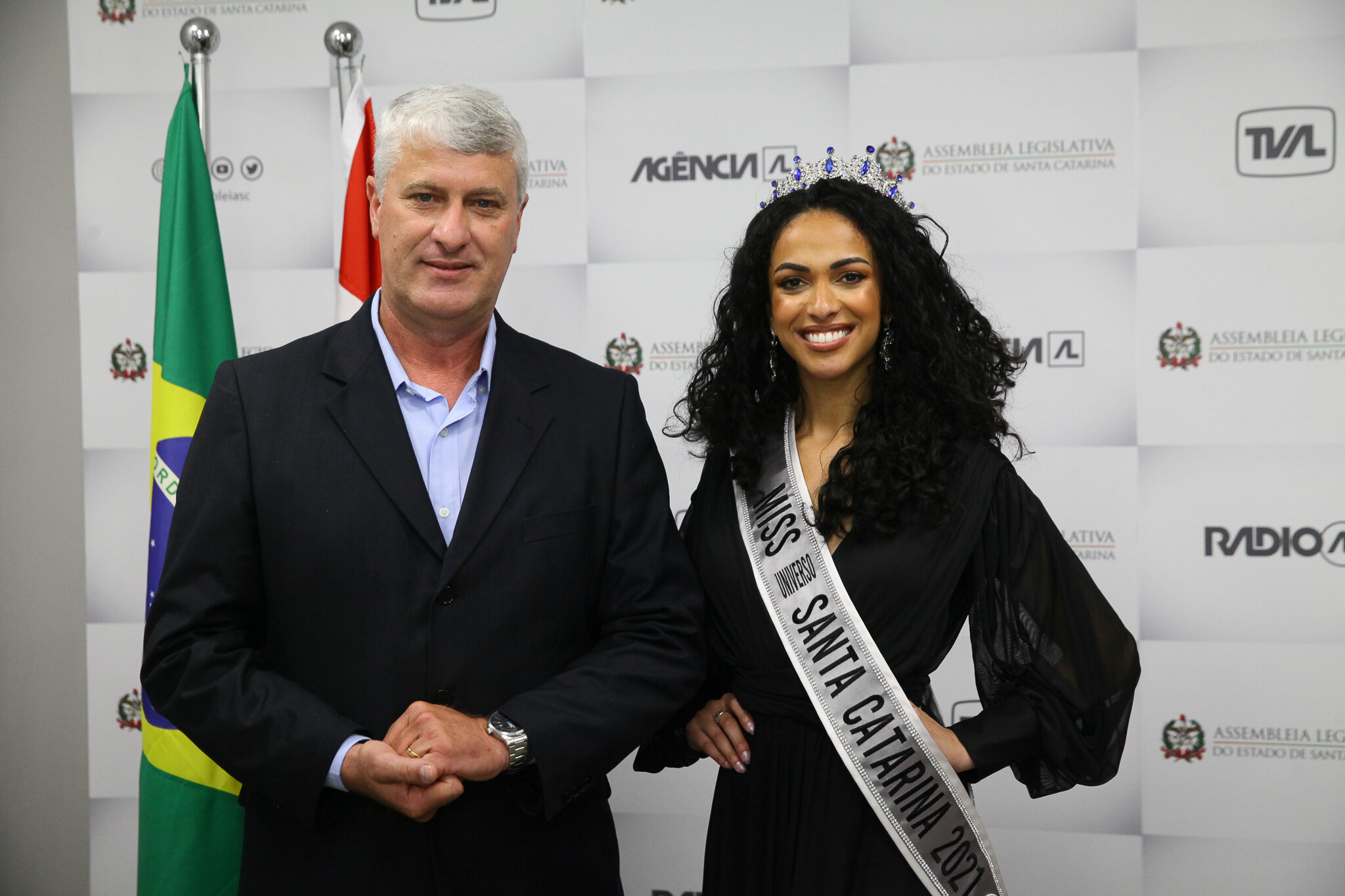 Assembleia Legislativa recebe Miss Santa Catarina