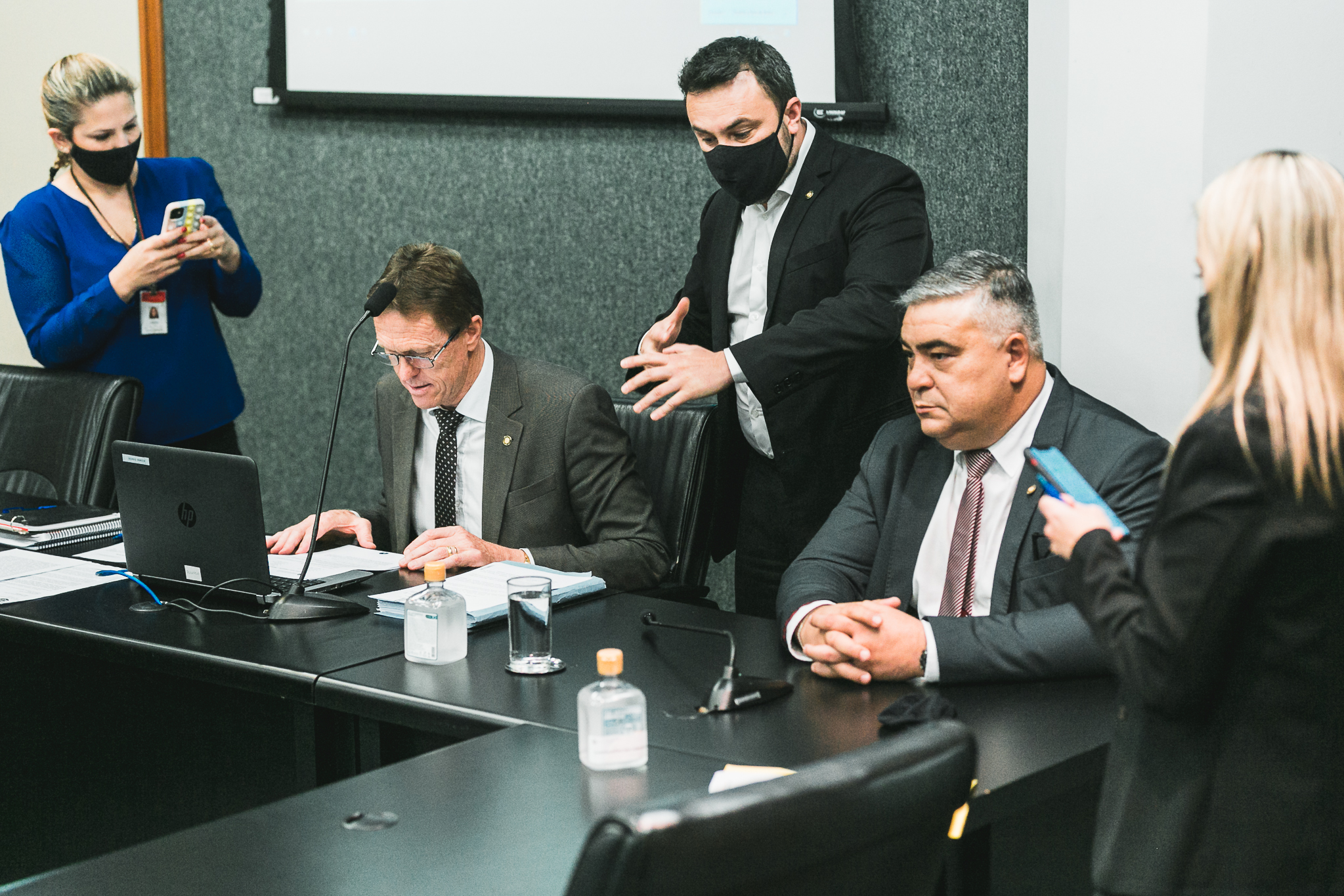 Deputado Volnei Weber (MDB) - Deputado Sargento Lima (PL)