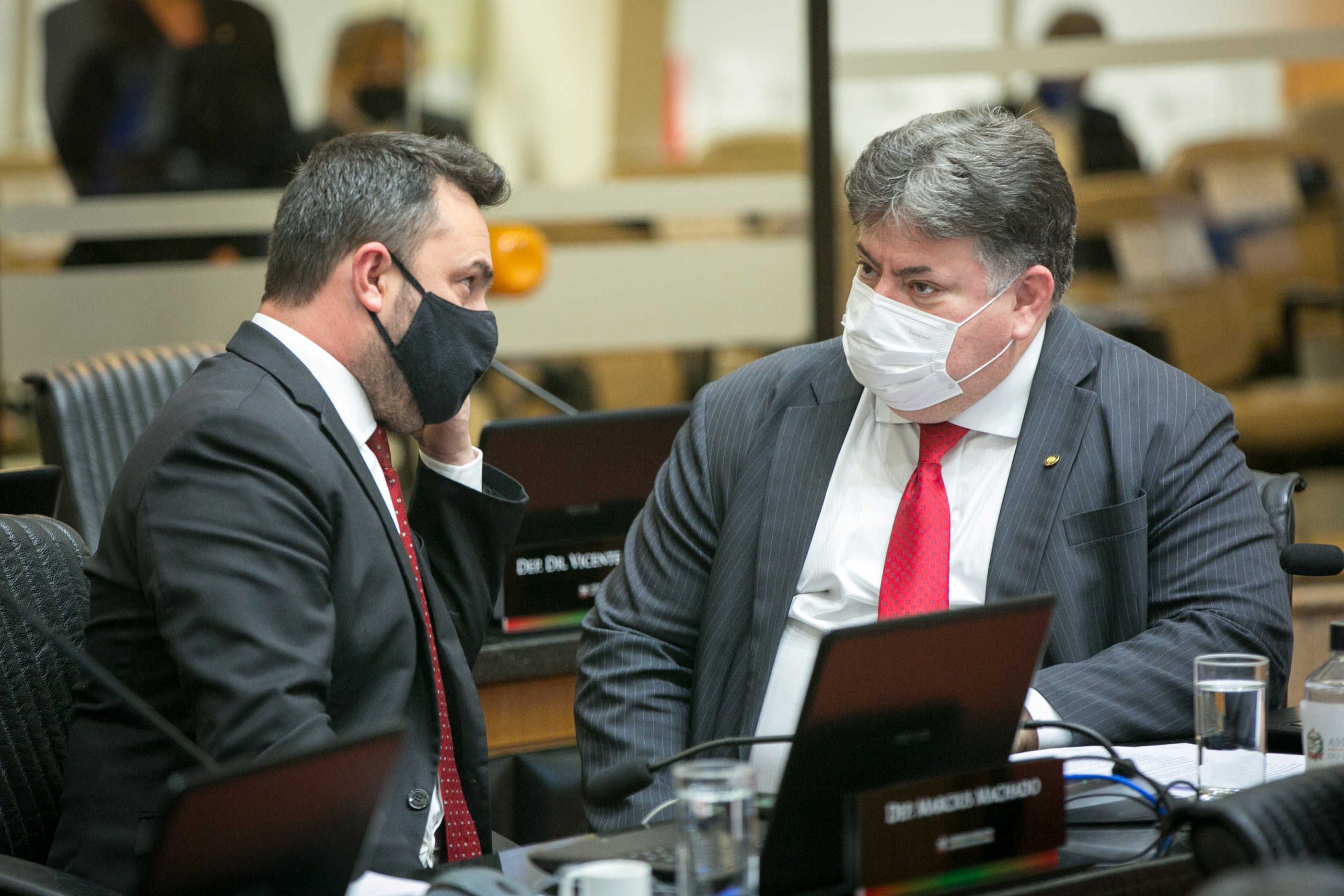 Deputado Marcius Machado (PL) e Deputado Sergio Motta (Republicanos)