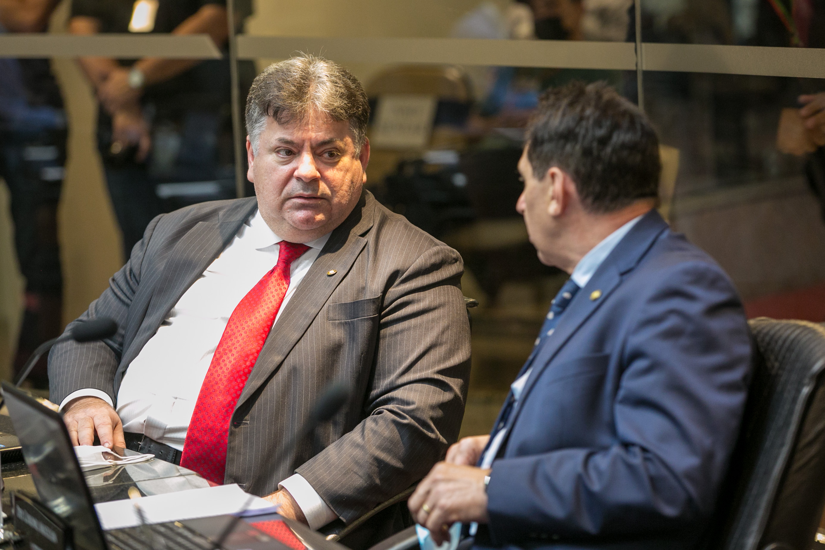 Deputado Sergio Motta (Republicanos) e Deputado Coronel Mocellin (PSL)