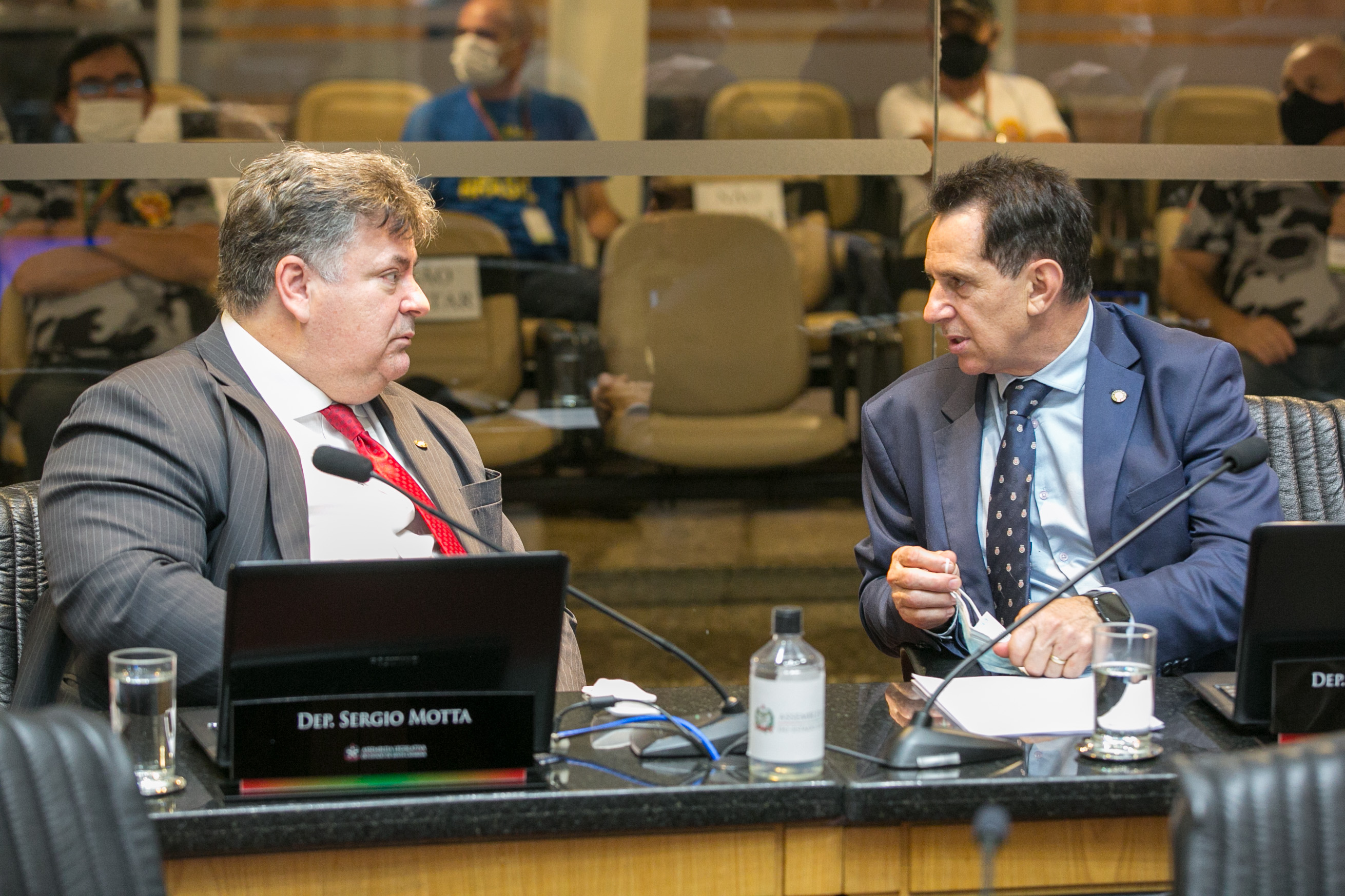 Deputado Sergio Motta (Republicanos) e Deputado Coronel Mocellin (PSL)