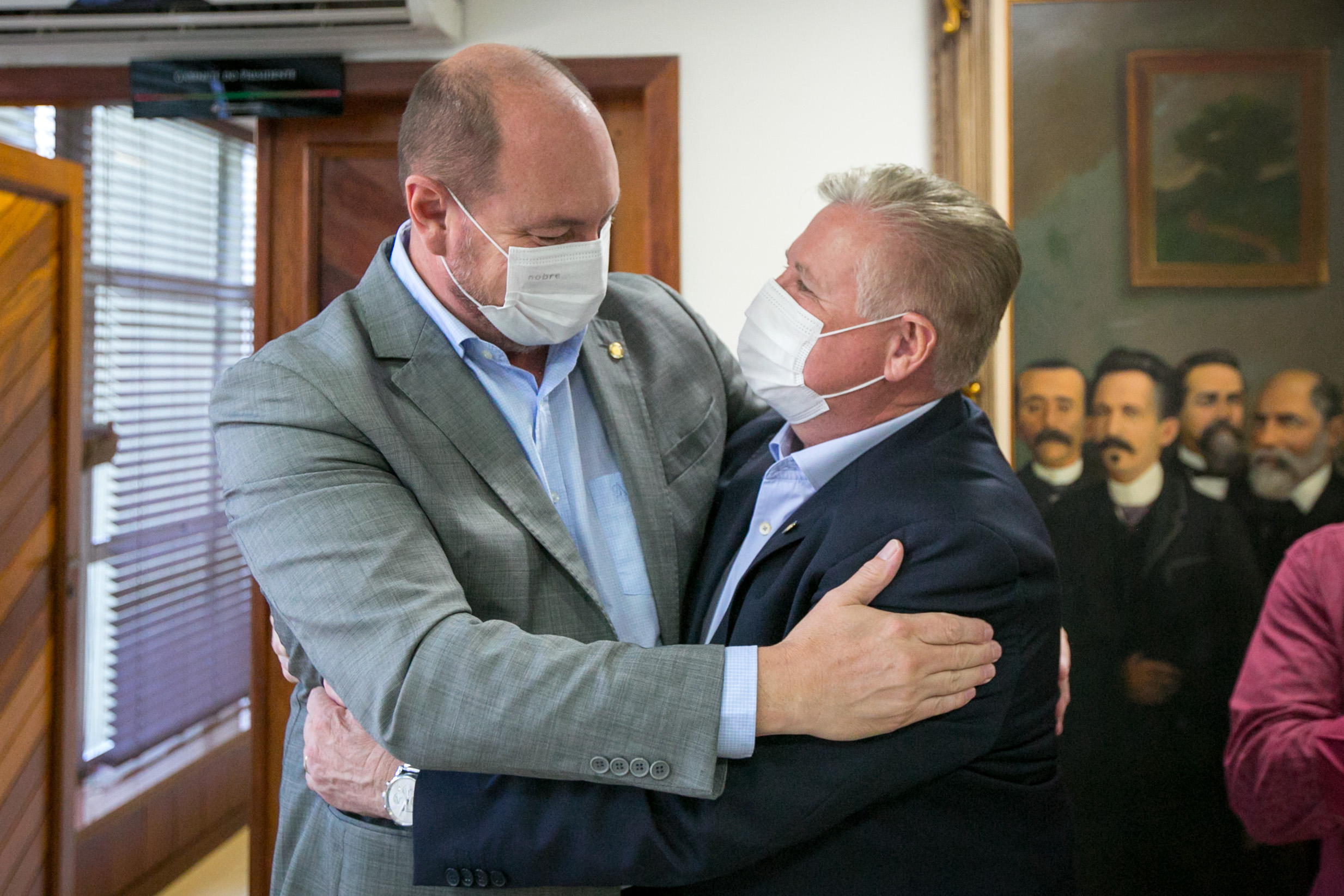 Deputado Mauro de Nadal (MDB) e Deputado Nilso Berlanda (PL)