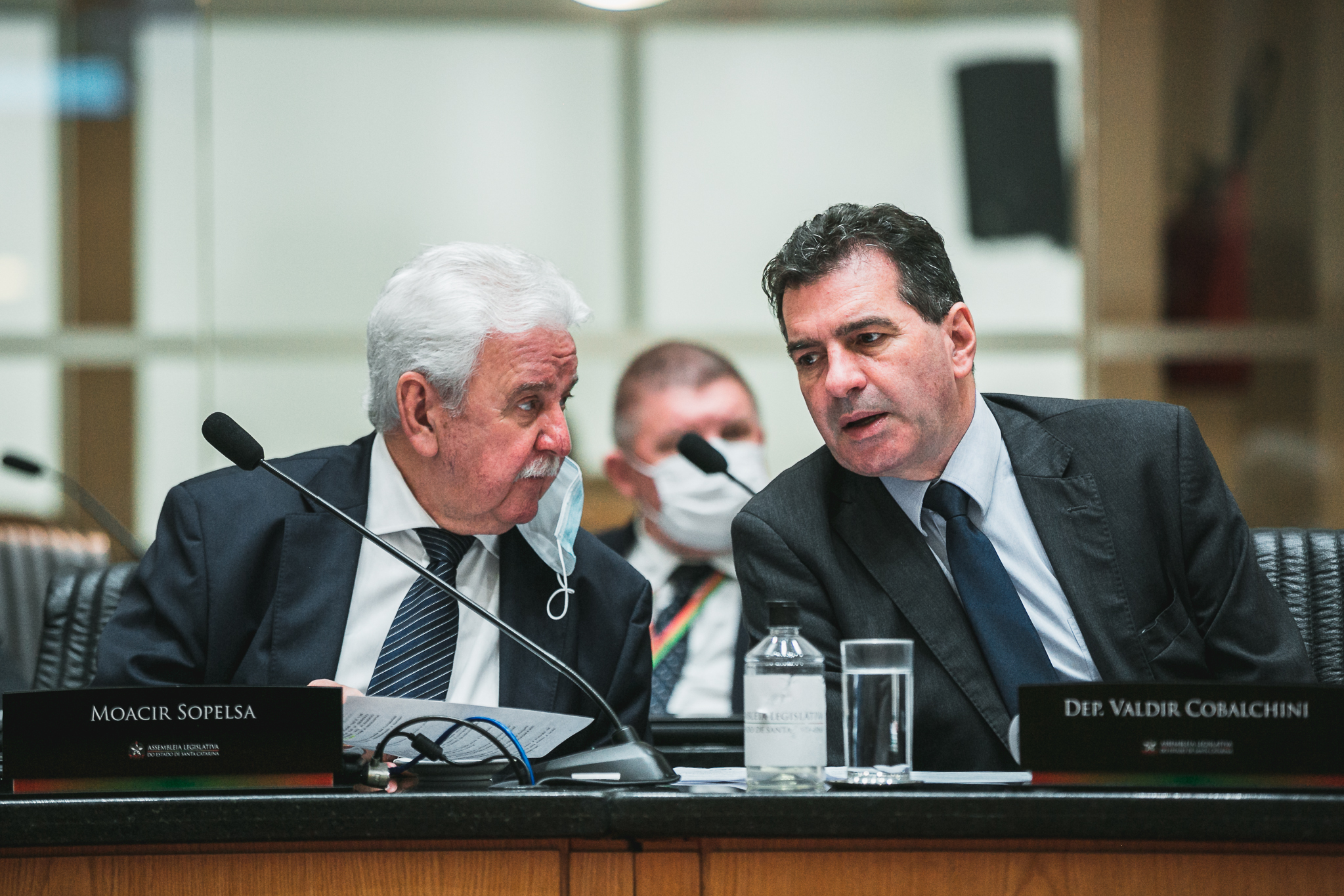 Deputado Moacir Sopelsa (MDB) - Deputado Valdir Cobalchini (MDB)
