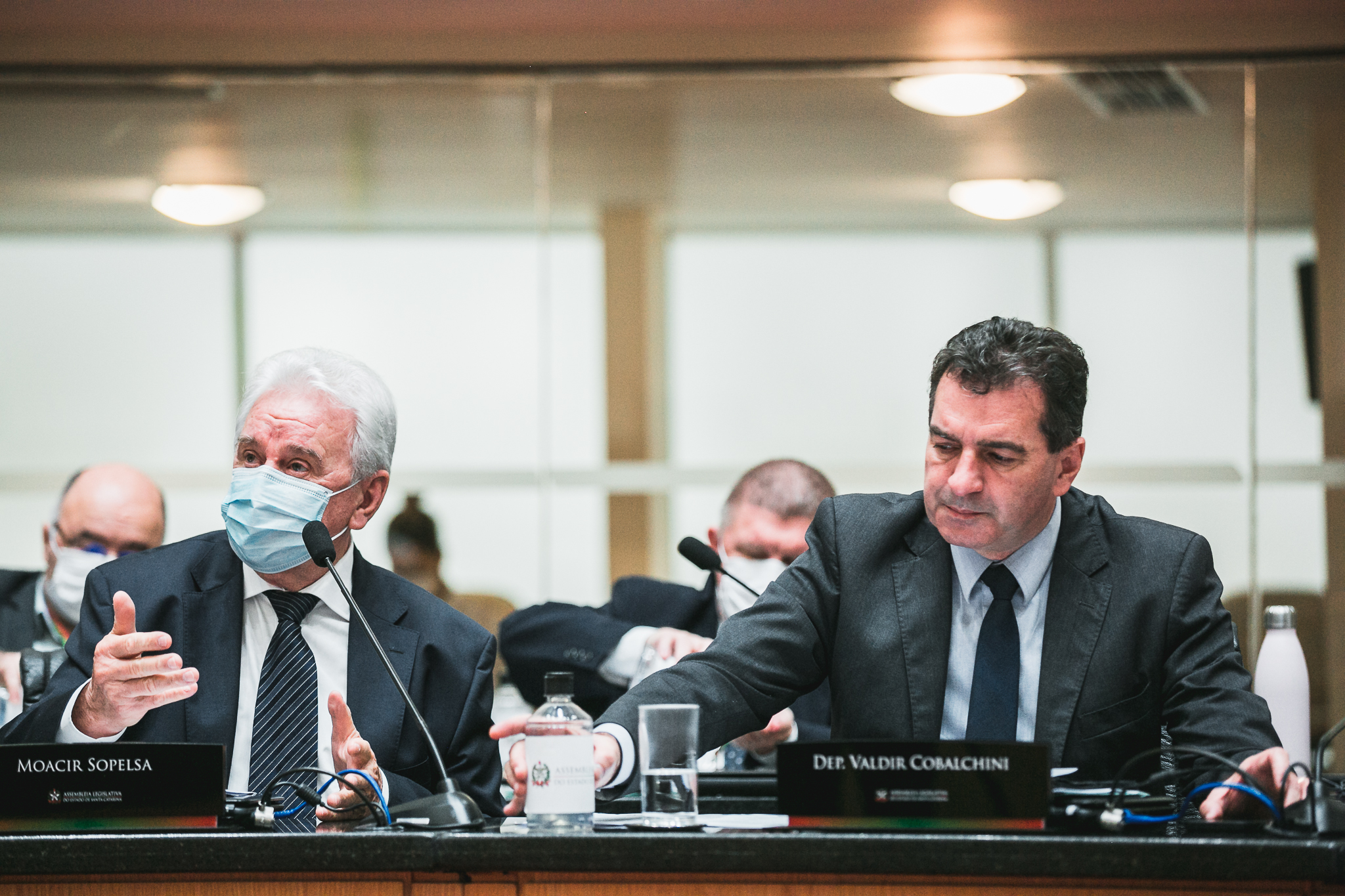 Deputado Moacir Sopelsa (MDB) - Deputado Valdir Cobalchini (MDB)