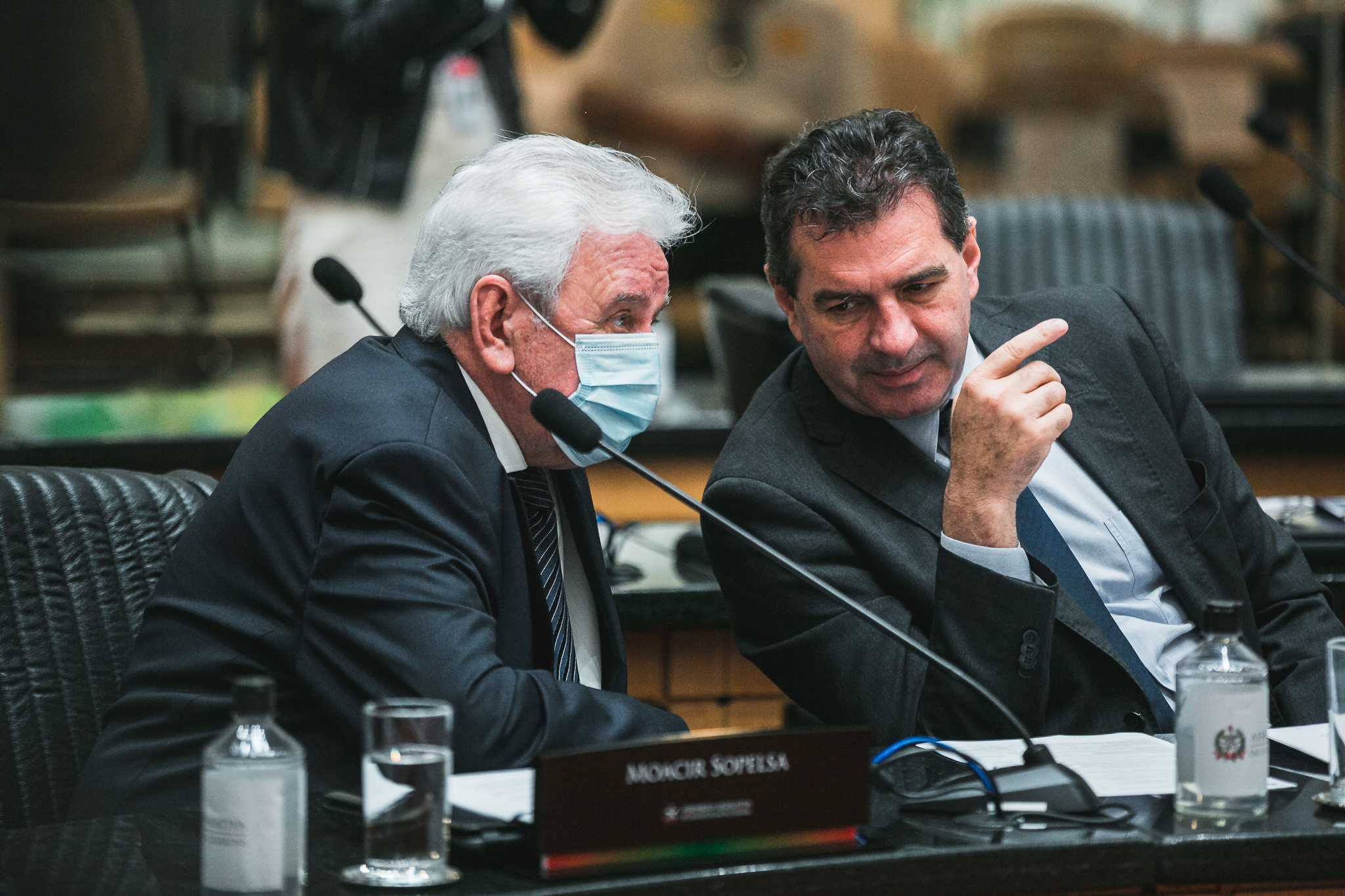 Deputado Moacir Sopelsa (MDB) - Deputado Valdir Cobalchini (MDB)