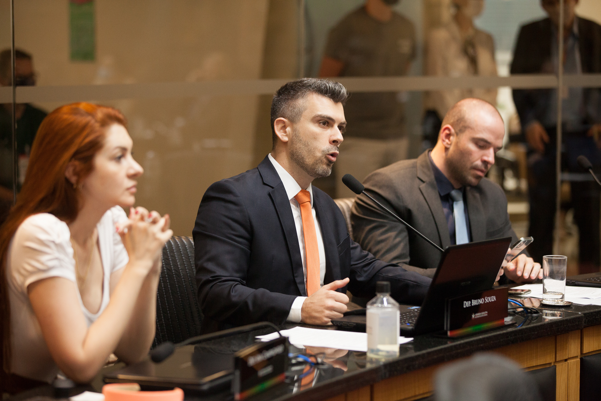Deputada Ana Caroline Campagnolo (PSL), Deputado Bruno Souza (NOVO), Deputado Jessé Lopes (PSL)