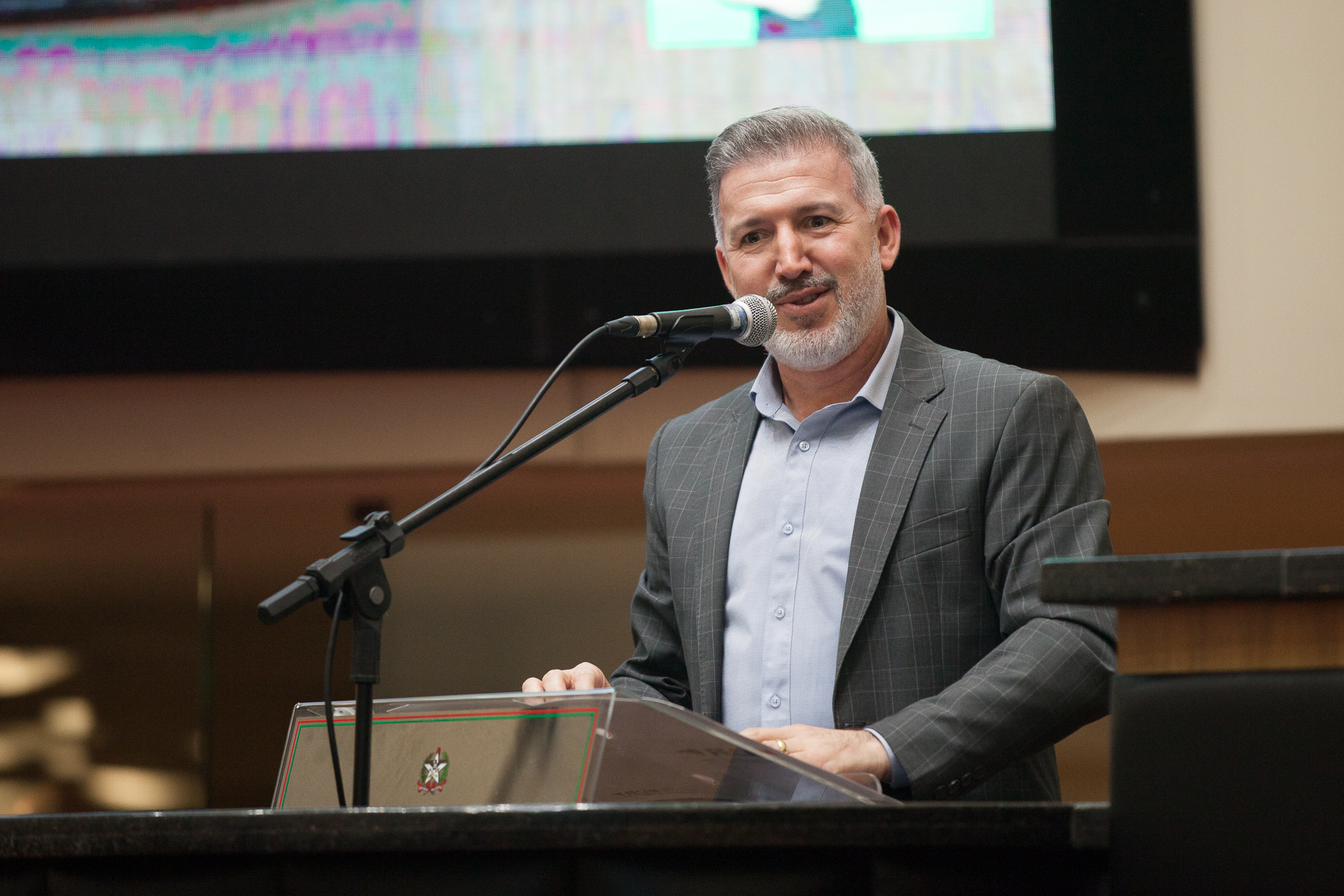 Presidente da Federação Catarinense dos Municípios (FECAM), Clenilton Pereira