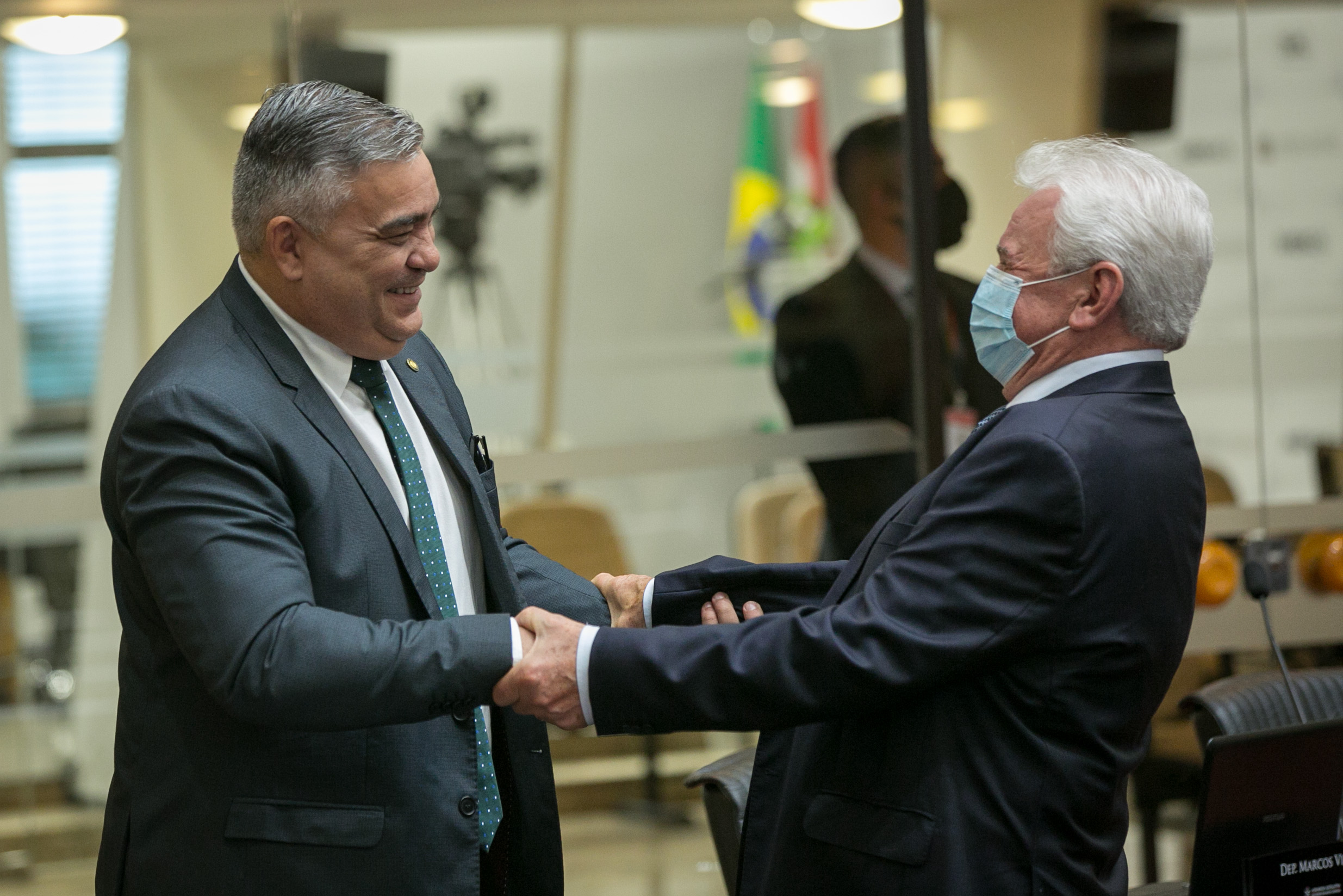 Deputado Sargento Lima (PL) e Deputado Moacir Sopelsa (MDB)
