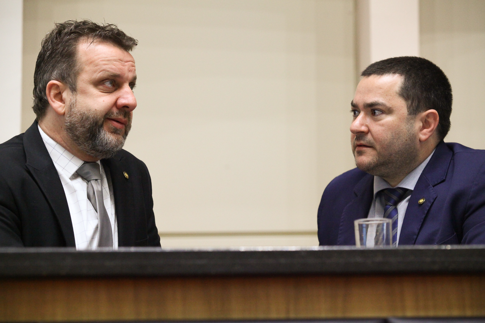Sessão Ordinária - Deputados Jerry Comper (MDB) e Ricardo Alba (PSL)