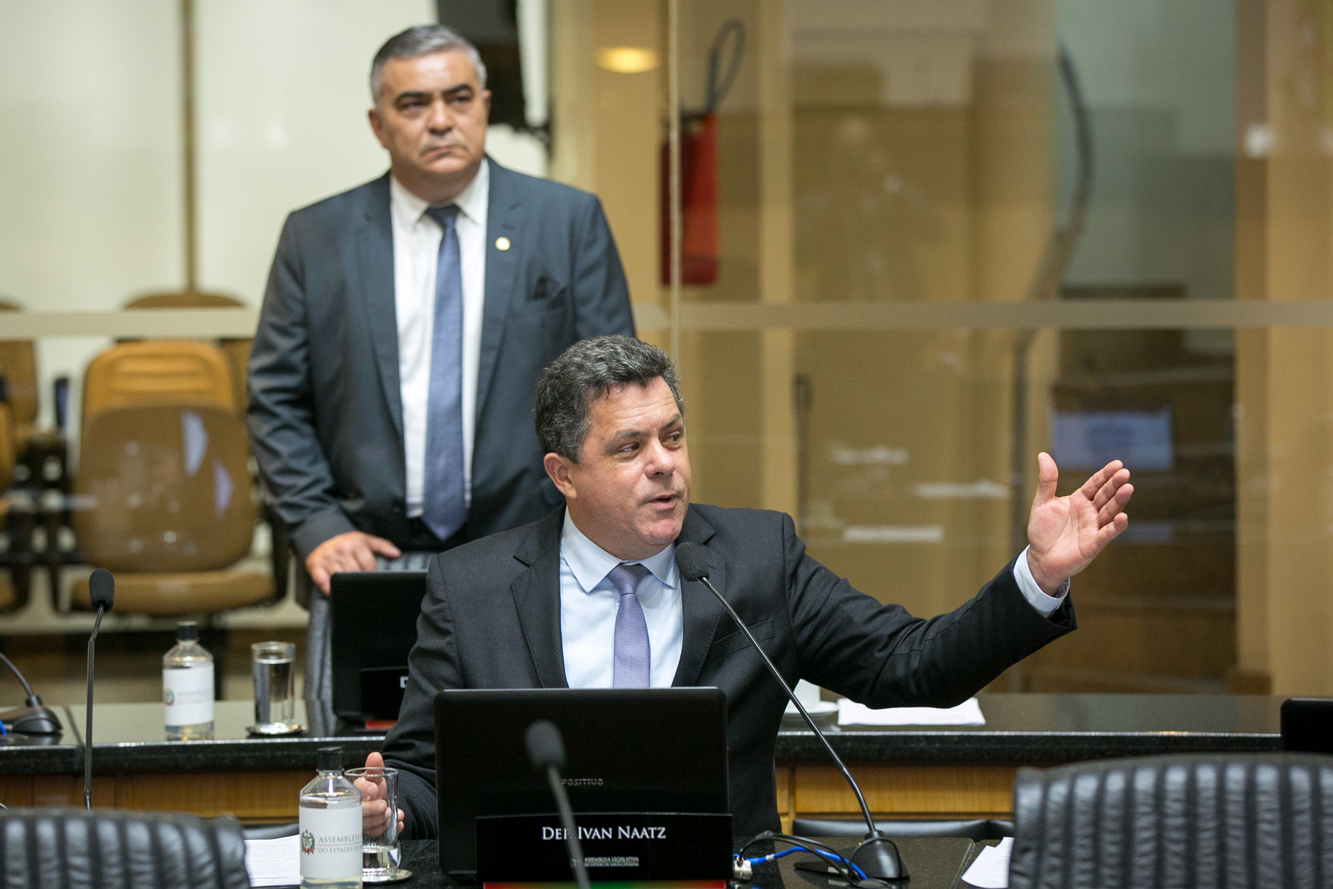 Deputado Ivan Naatz (PL) e Deputado Sargento Lima (PL)