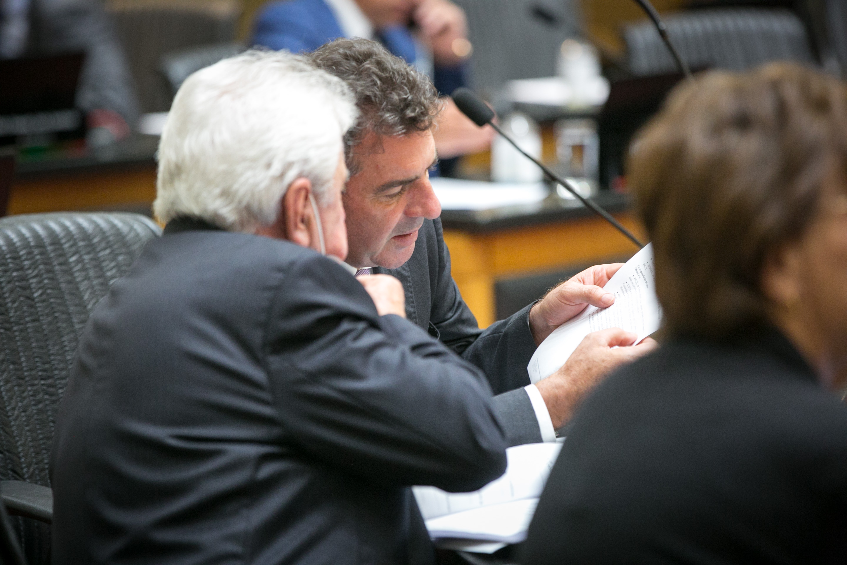 Deputado Moacir Sopelsa (MDB) e Deputado Valdir Cobalchini (MDB)