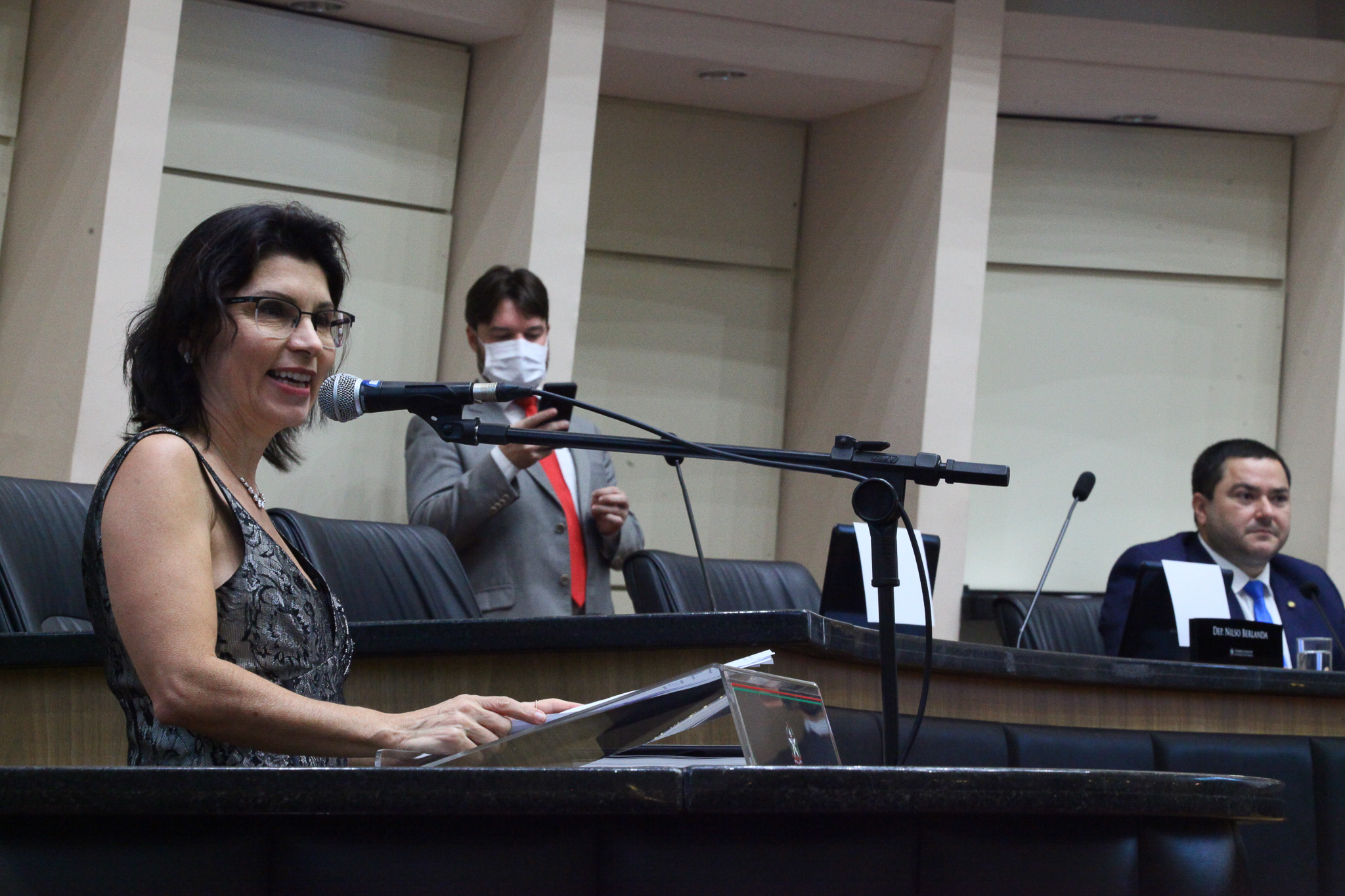 Plenário - Manifestação da Escritora Ana Lavratti sobre o livro 