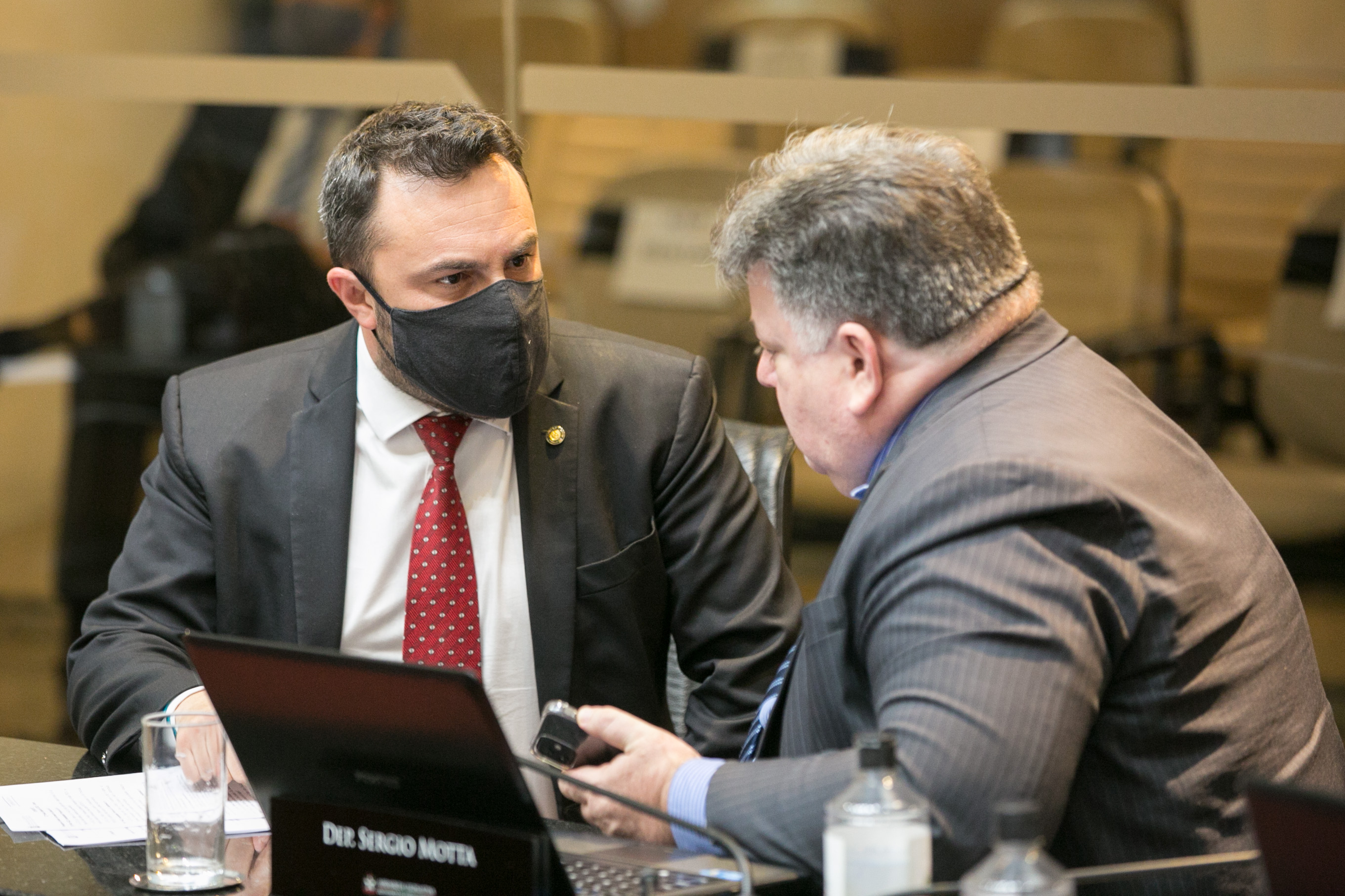 Deputado Marcius Machado (PL) e Deputado Sergio Motta (Republicanos)