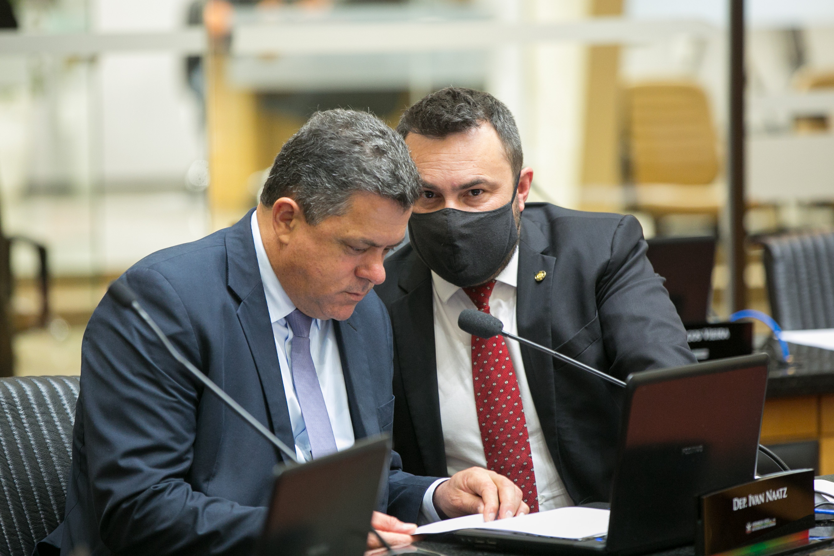 Deputado Ivan Naatz (PL) e Deputado Marcius Machado (PL)