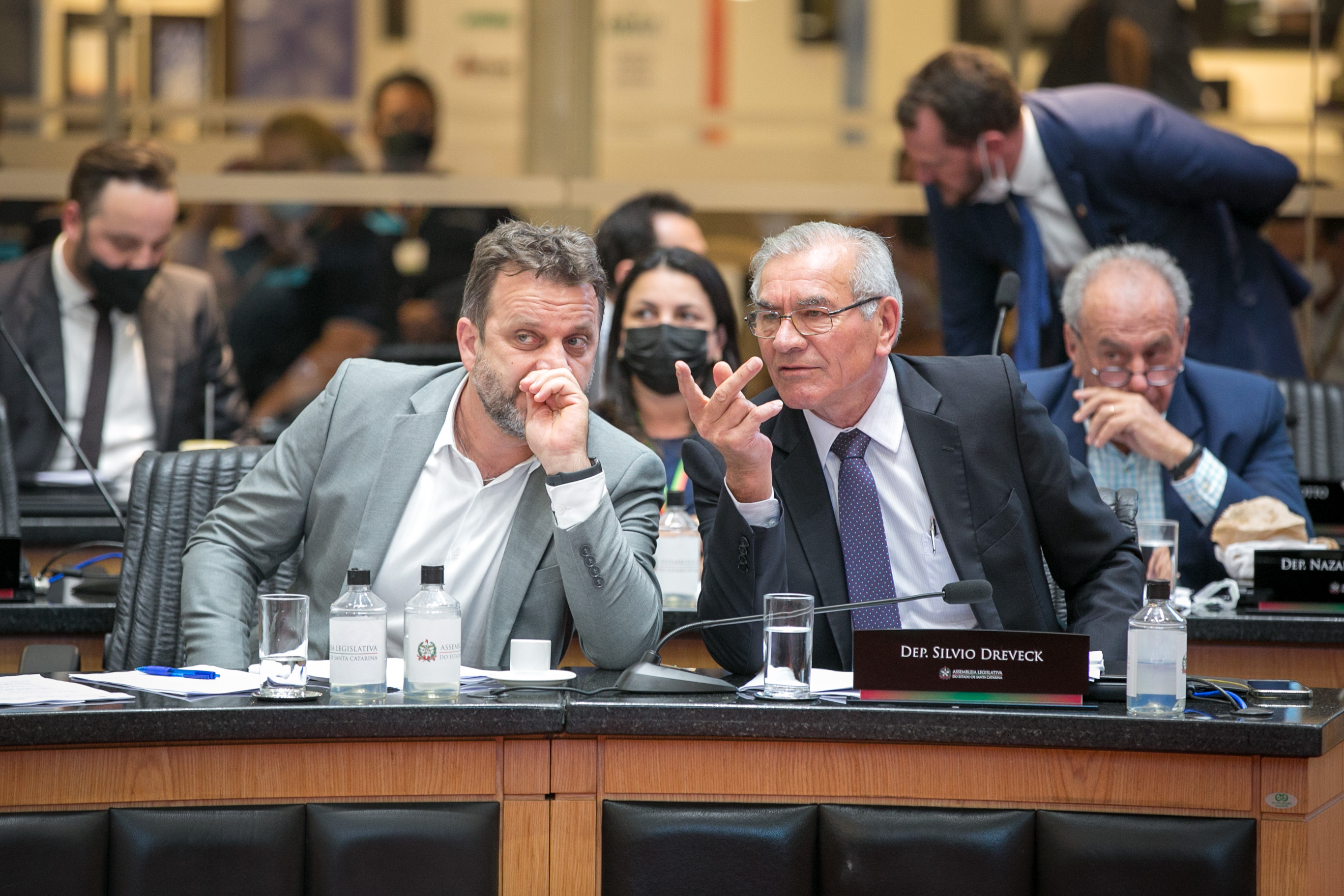 Deputado Jerry Comper (MDB) e Deputado Silvio Dreveck (PP)