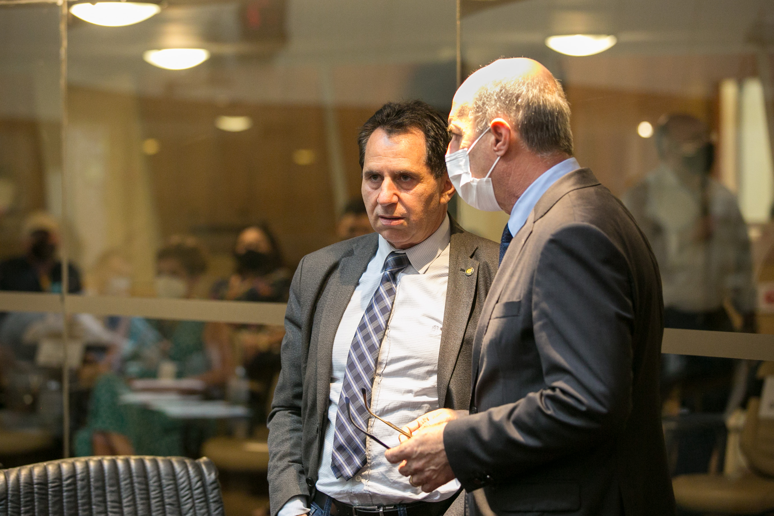 Deputado Coronel Mocellin (PSL) e Deputado José Milton Scheffer (PP)