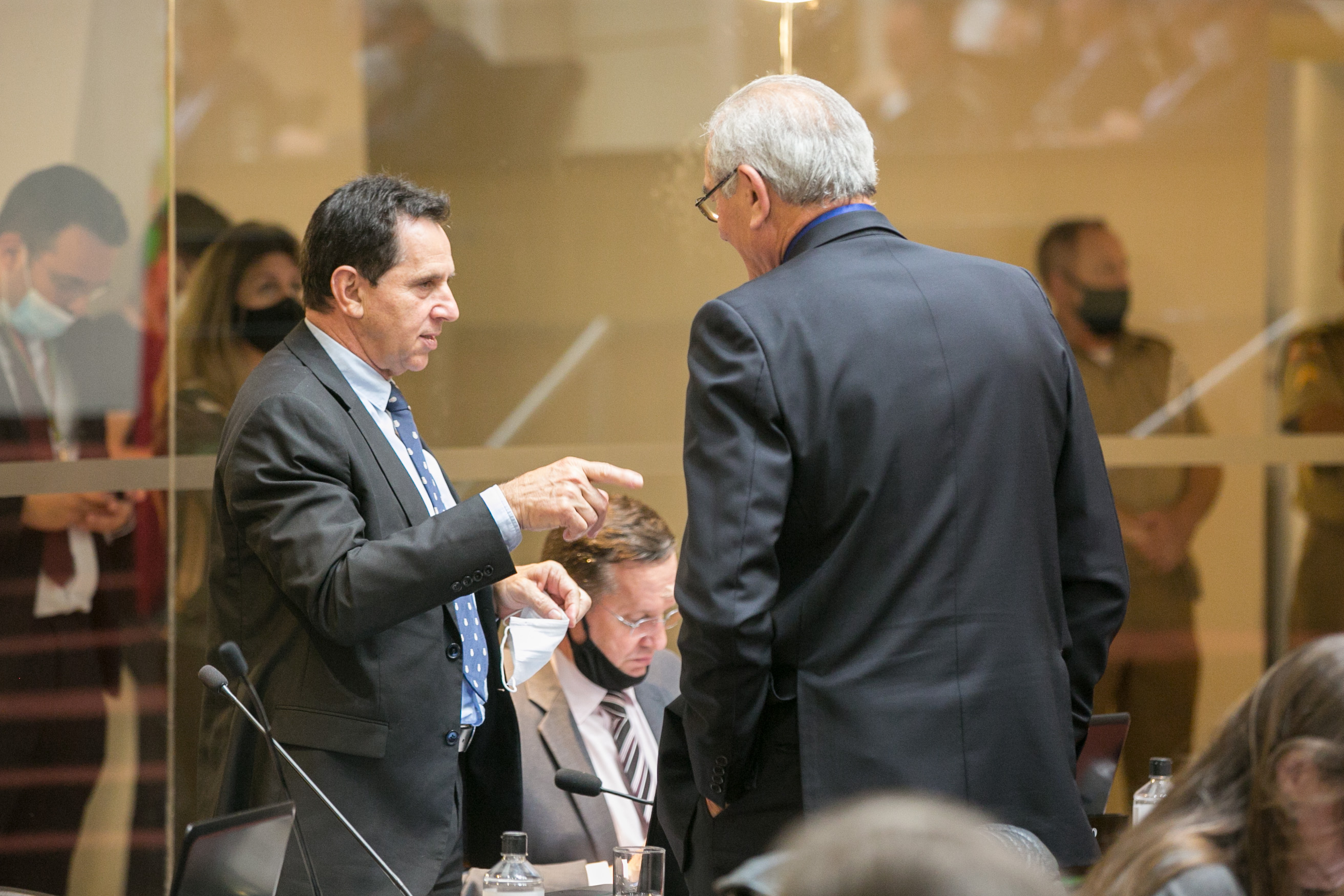 Deputado Coronel Mocellin (PSL) e Deputado Silvio Dreveck (PP)